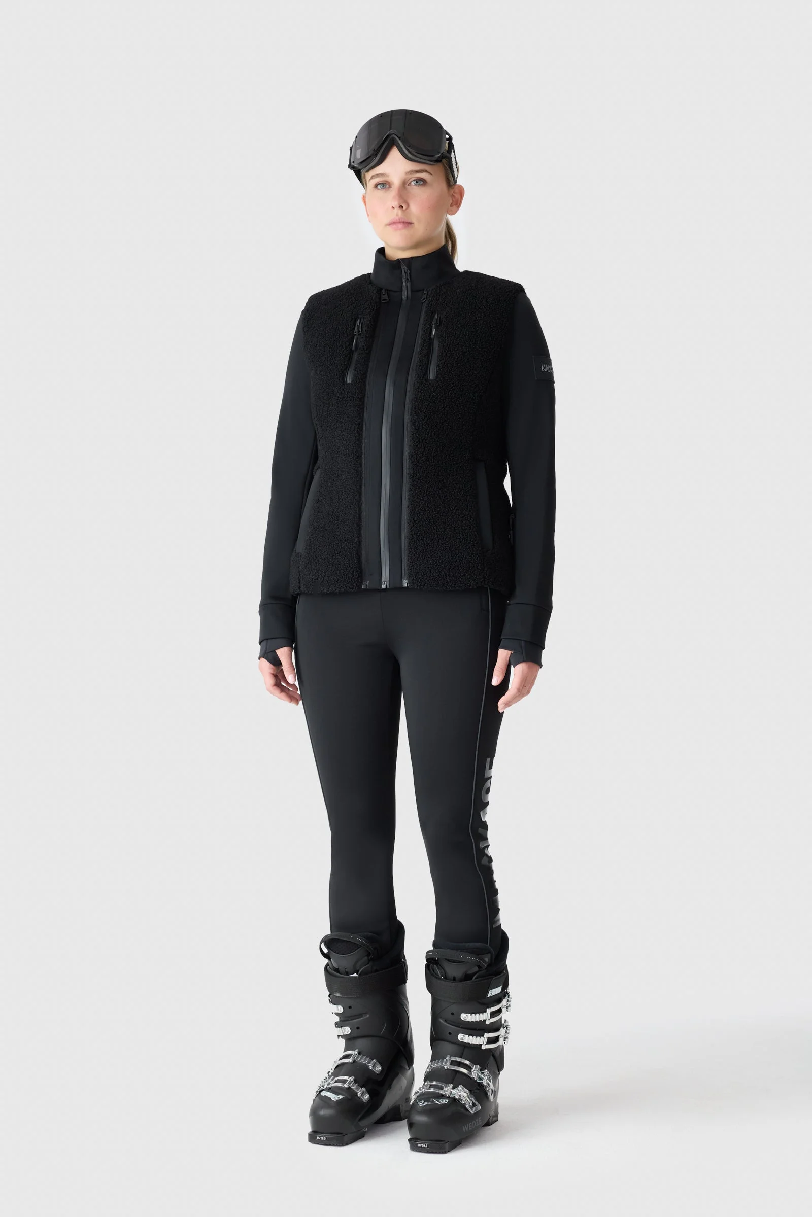 DEWI 3-in-1 Stretch Bonded Fleece and Teddy Ski Jacket - 1