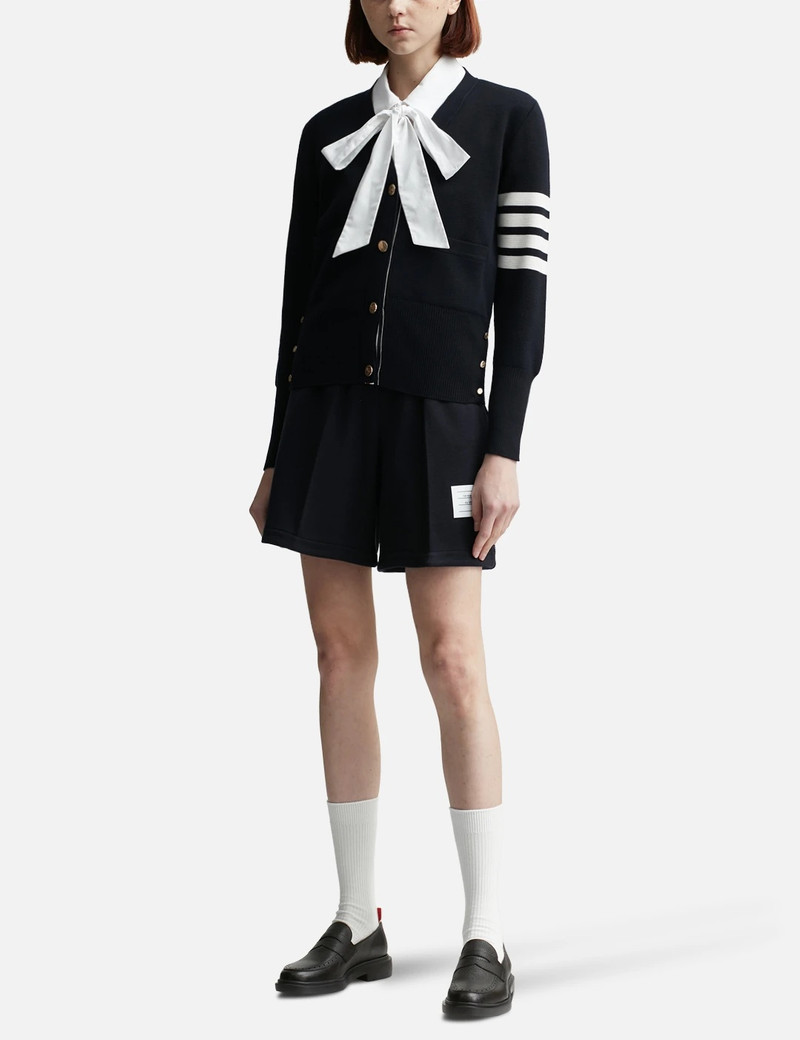 Thom Browne SHORTS HIGH WAISTED IN WOOL MILANO outlook