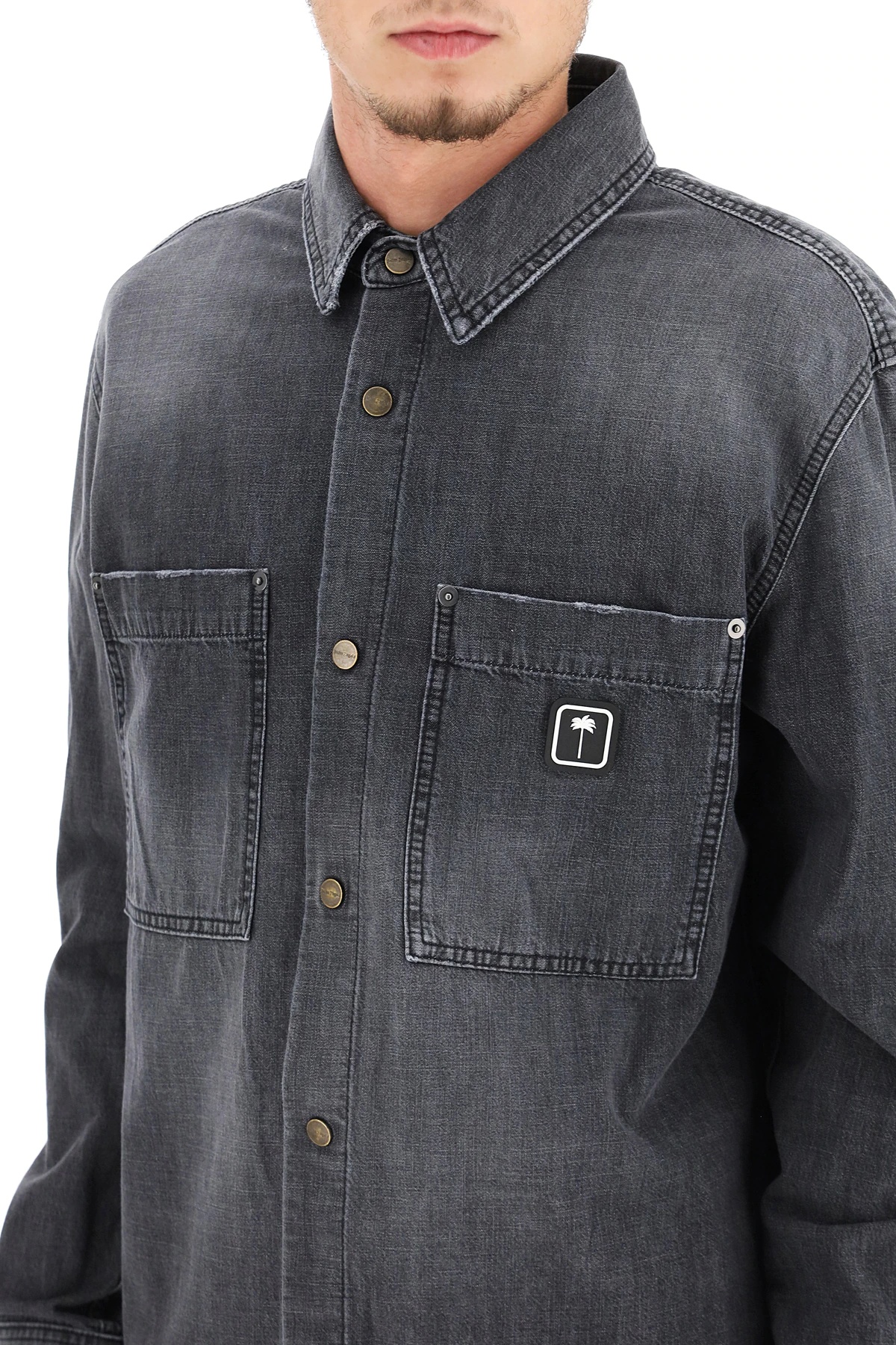 DENIM WORK SHIRT - 5