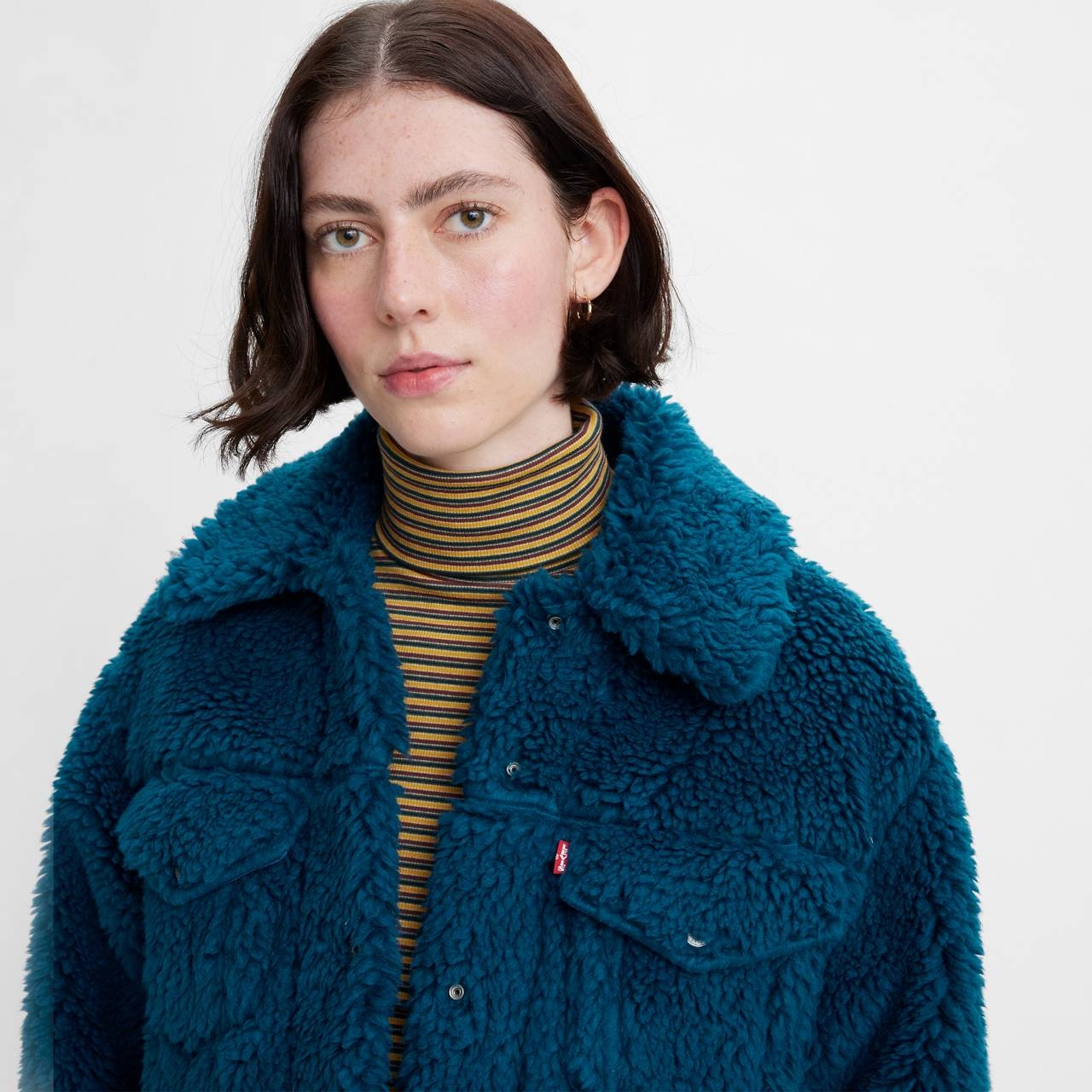 BABY BUBBLE SHERPA TRUCKER JACKET - 4