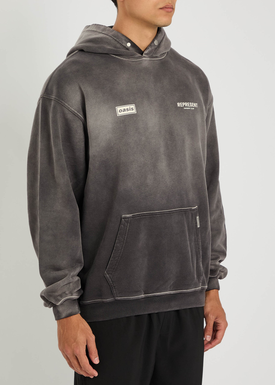 Represent X Oasis Owners Club Hooded Cotton Sweatshirt - 2