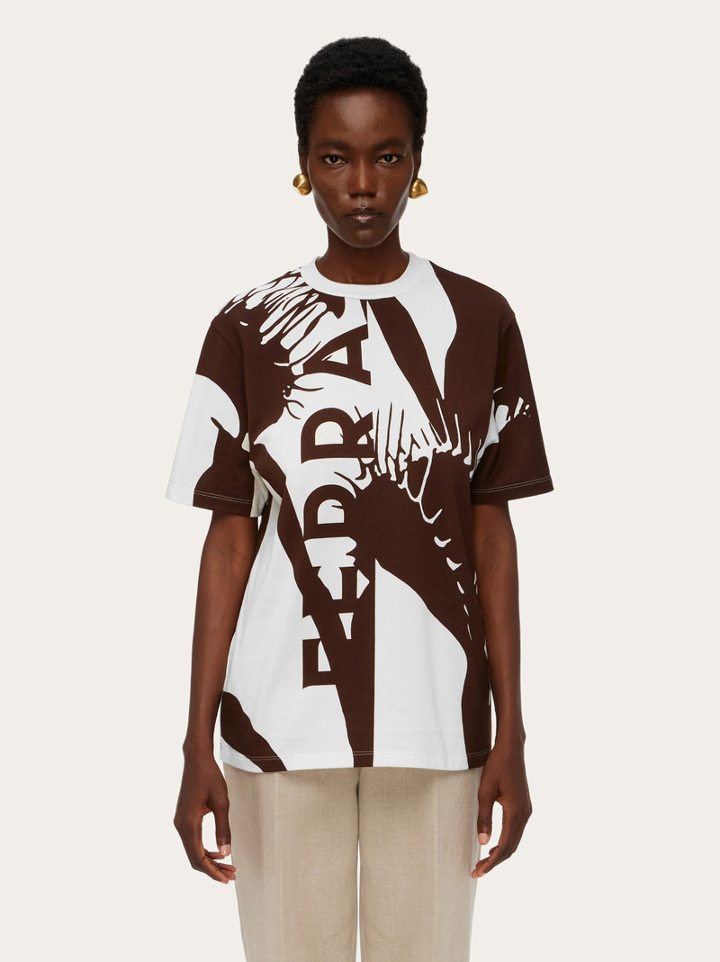 FERRAGAMO Venus print t-shirt outlook