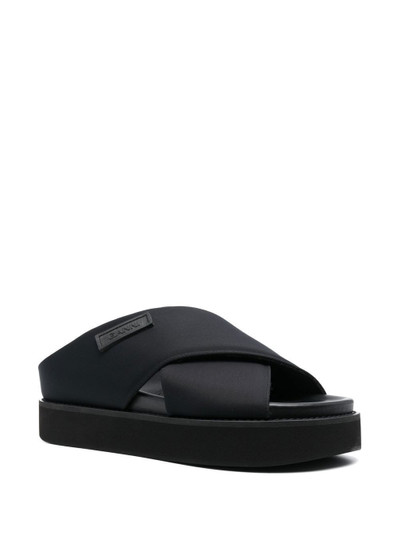GANNI crossover-strap flat sandals outlook