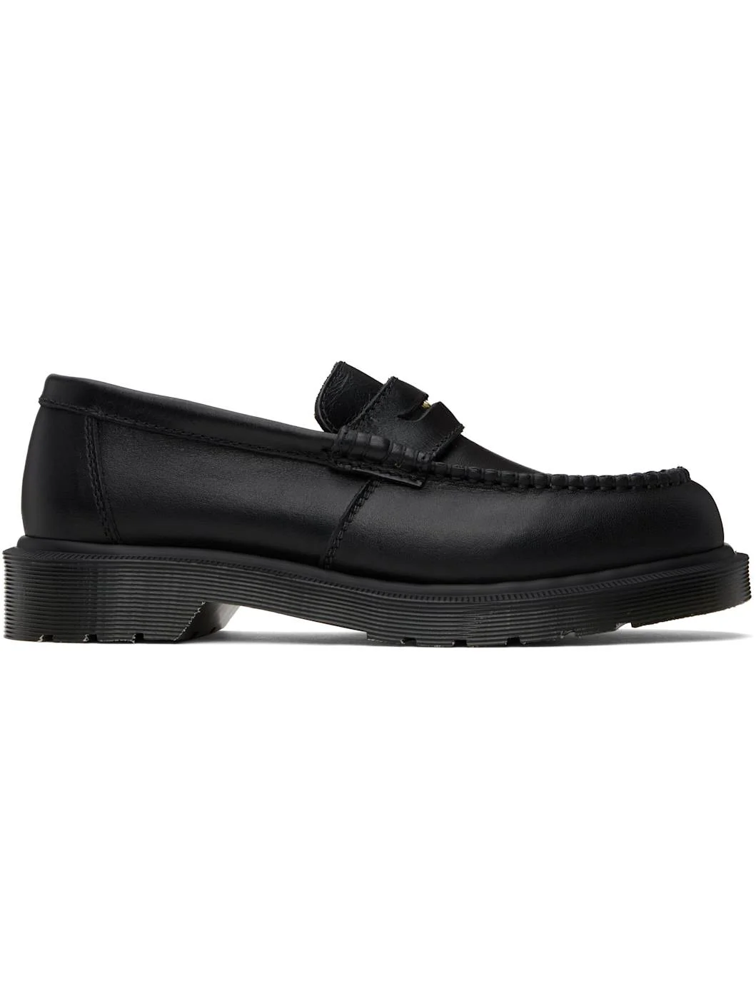 Black Penton 'Made In England' Leather Loafers - 1
