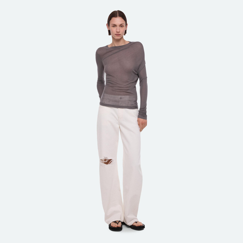 Helmut Lang SHEER TWISTED LONG-SLEEVE outlook