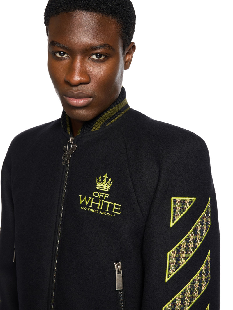 Off Eagle Twill Wo Varsity Coat 5