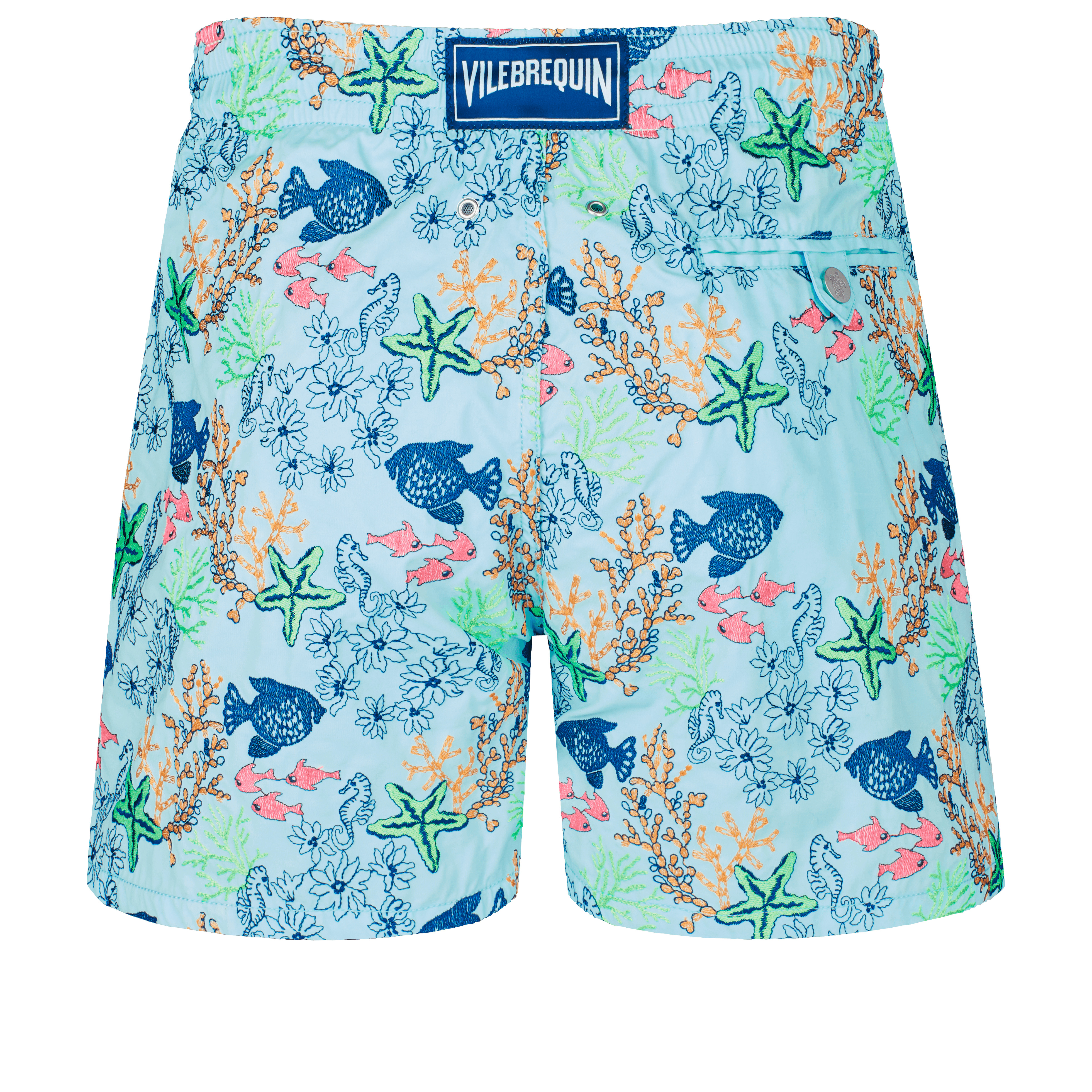 Men Swim Trunks Embroidered Fond Marins - Limited Edition - 2