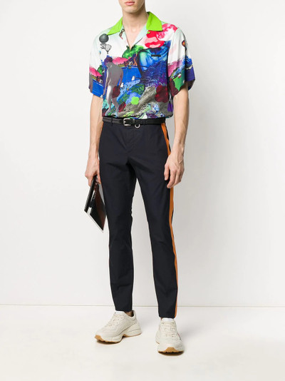 Valentino contrast panel trousers outlook