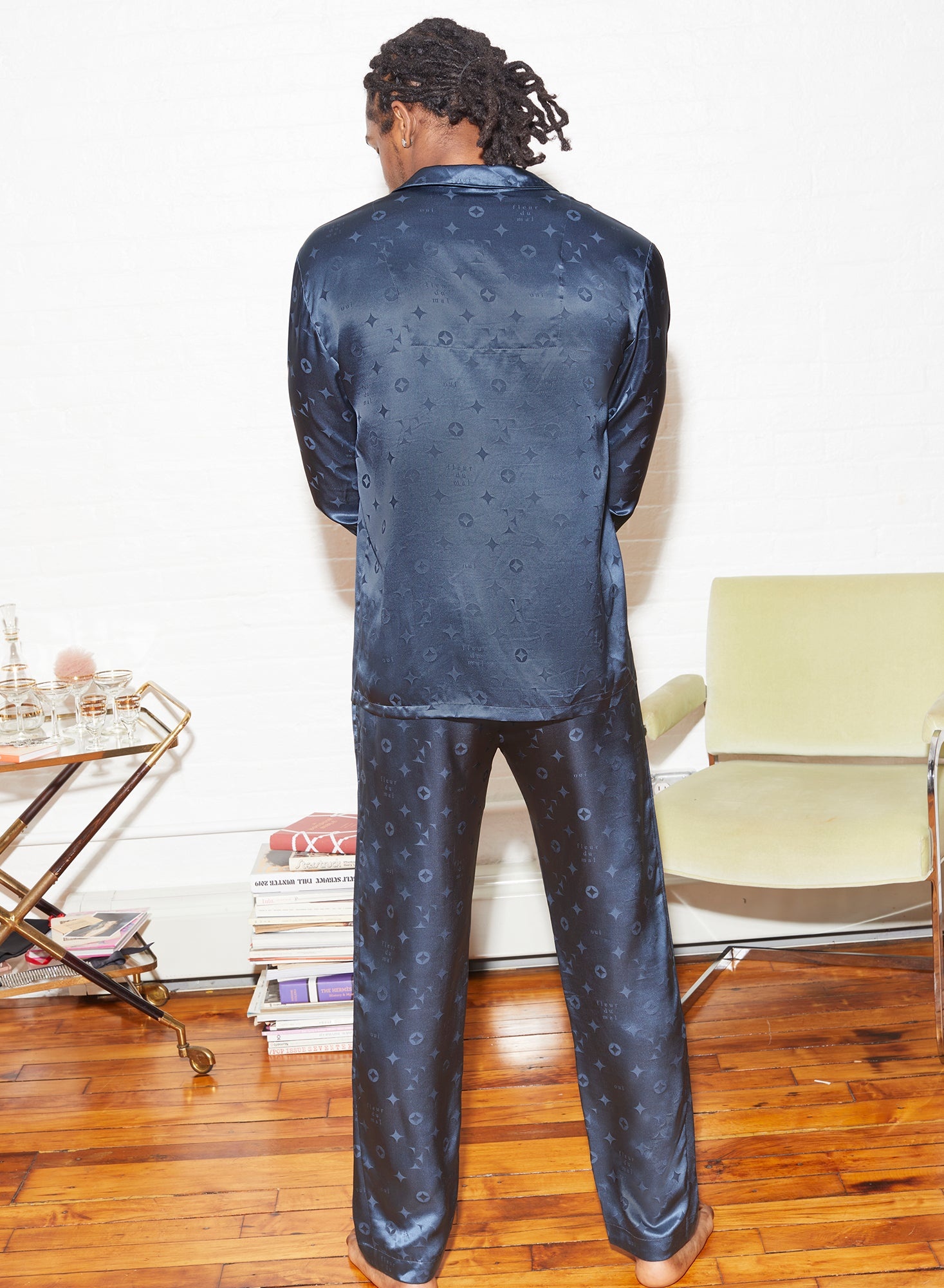 Silk Jacquard PJ Pant - 6