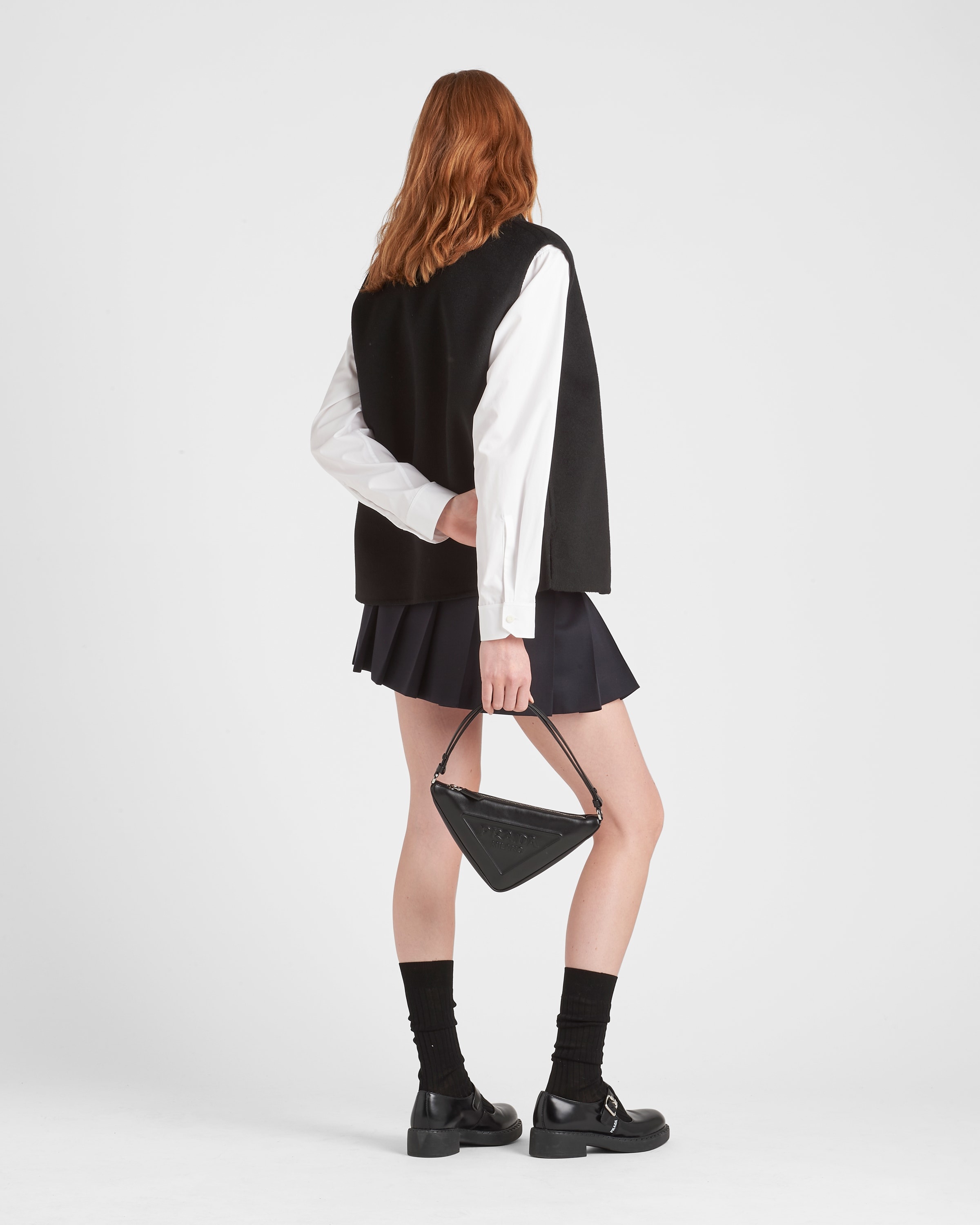 Single-breasted cashgora vest - 5