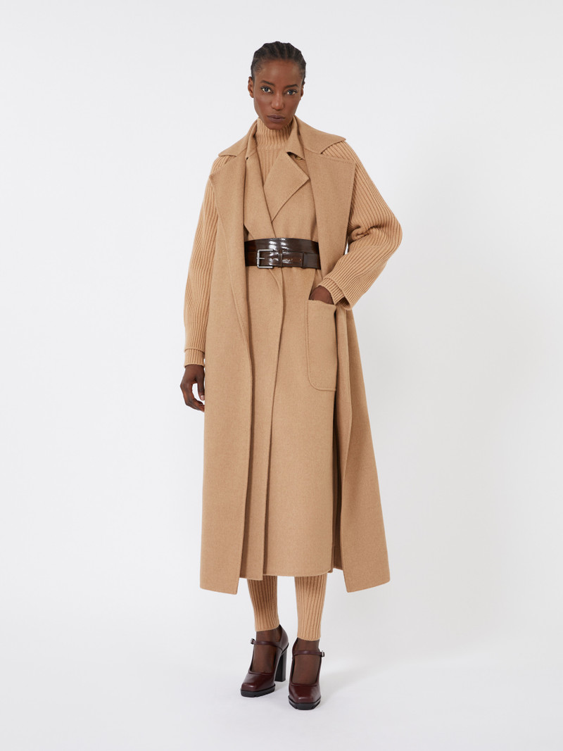 Max Mara APOGEO1234 Wool and cashmere knit leggings outlook