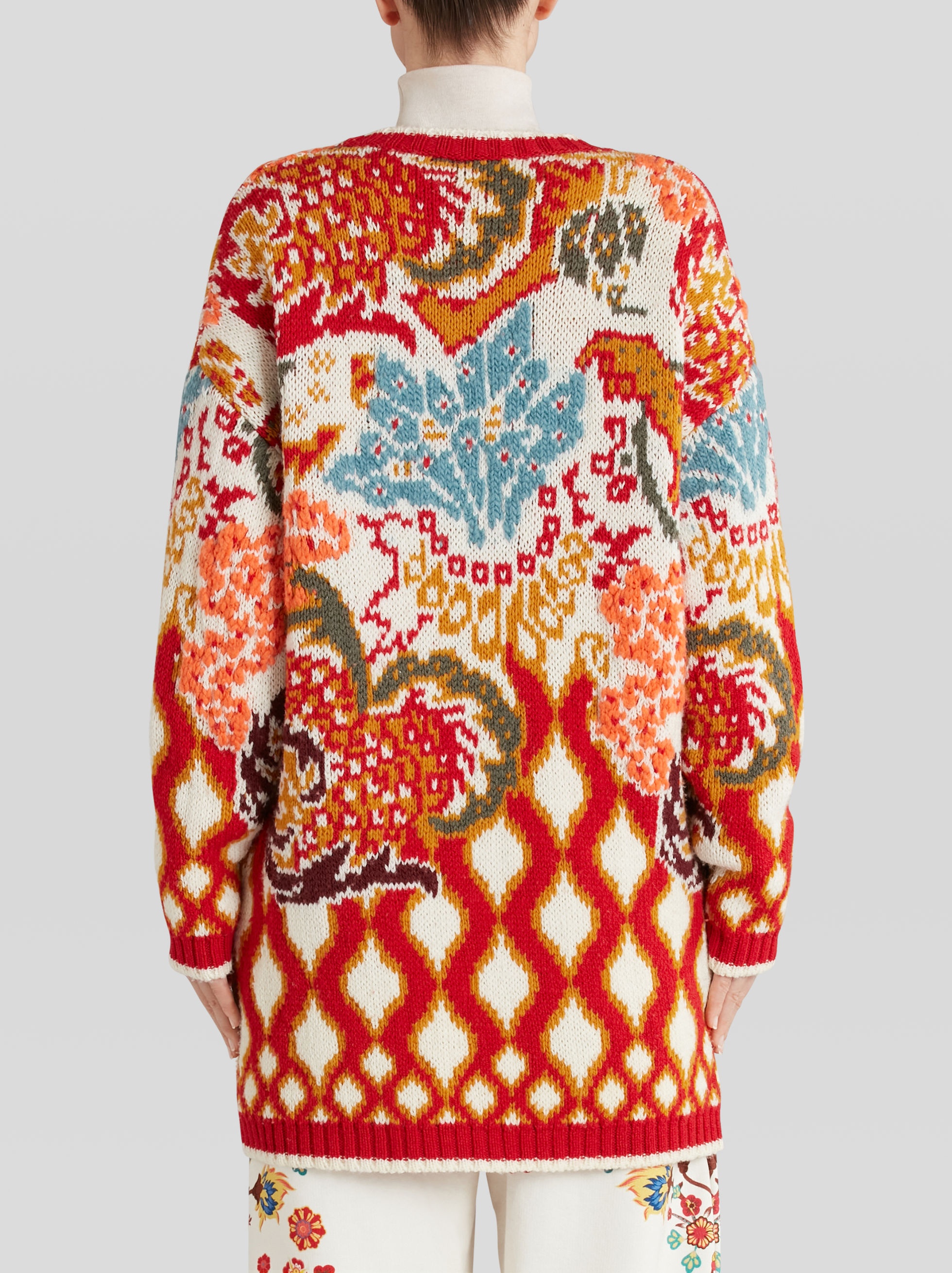 WOOL AND ALPACA JACQUARD SWEATER - 4