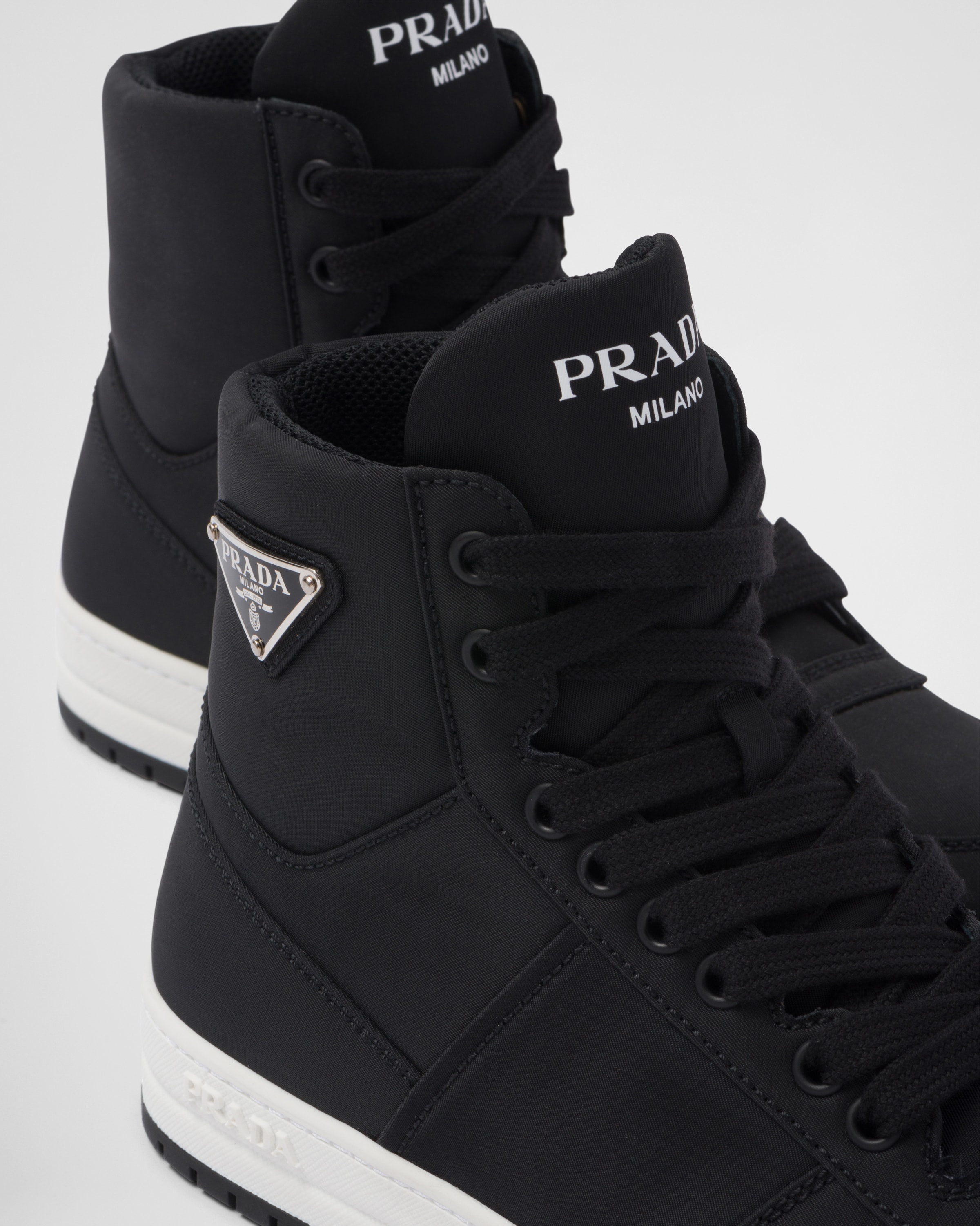 Re-Nylon Gabardine high-top sneakers - 6