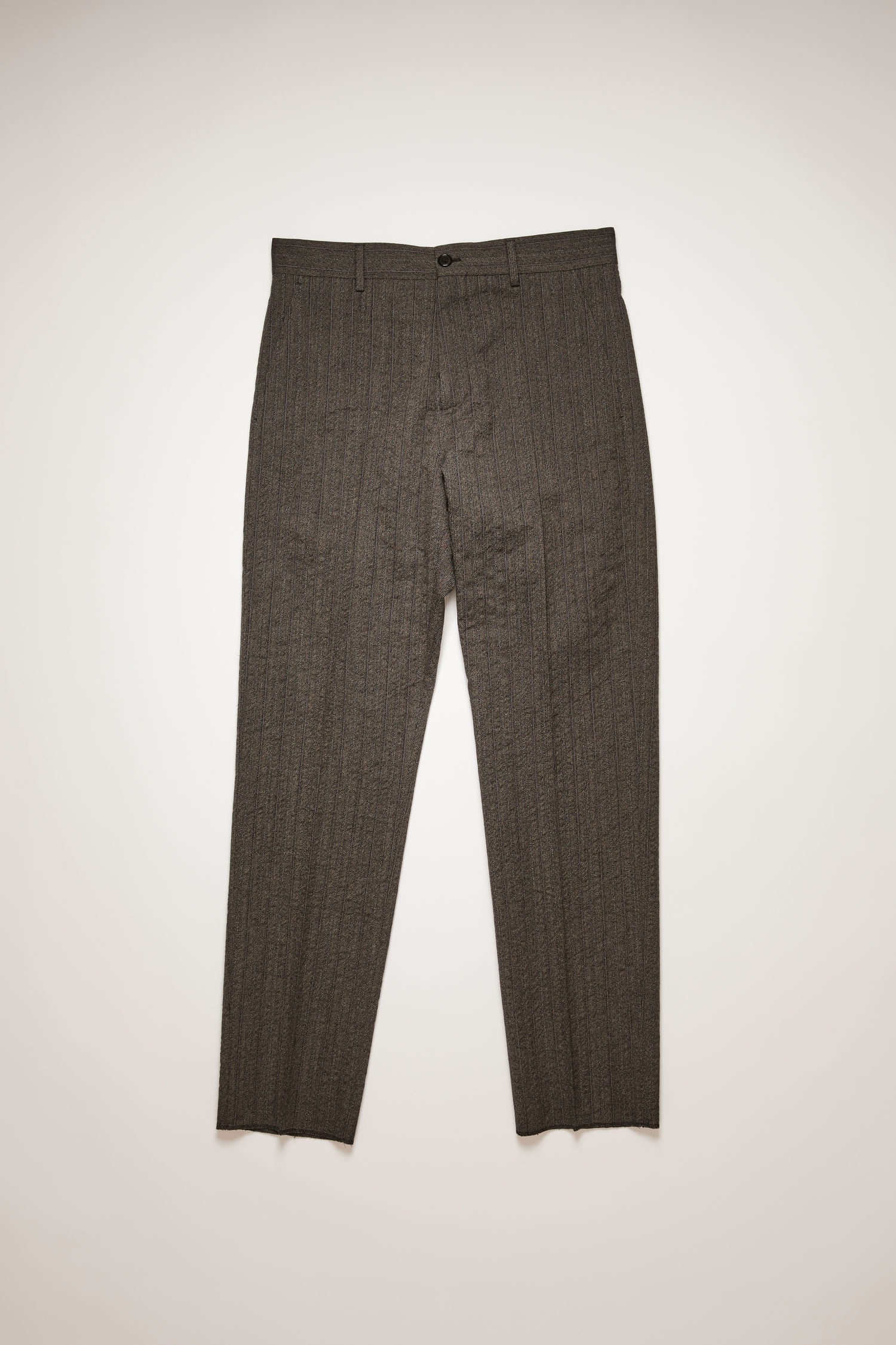 Pinstripe suit trousers graphite/anthracite grey - 1