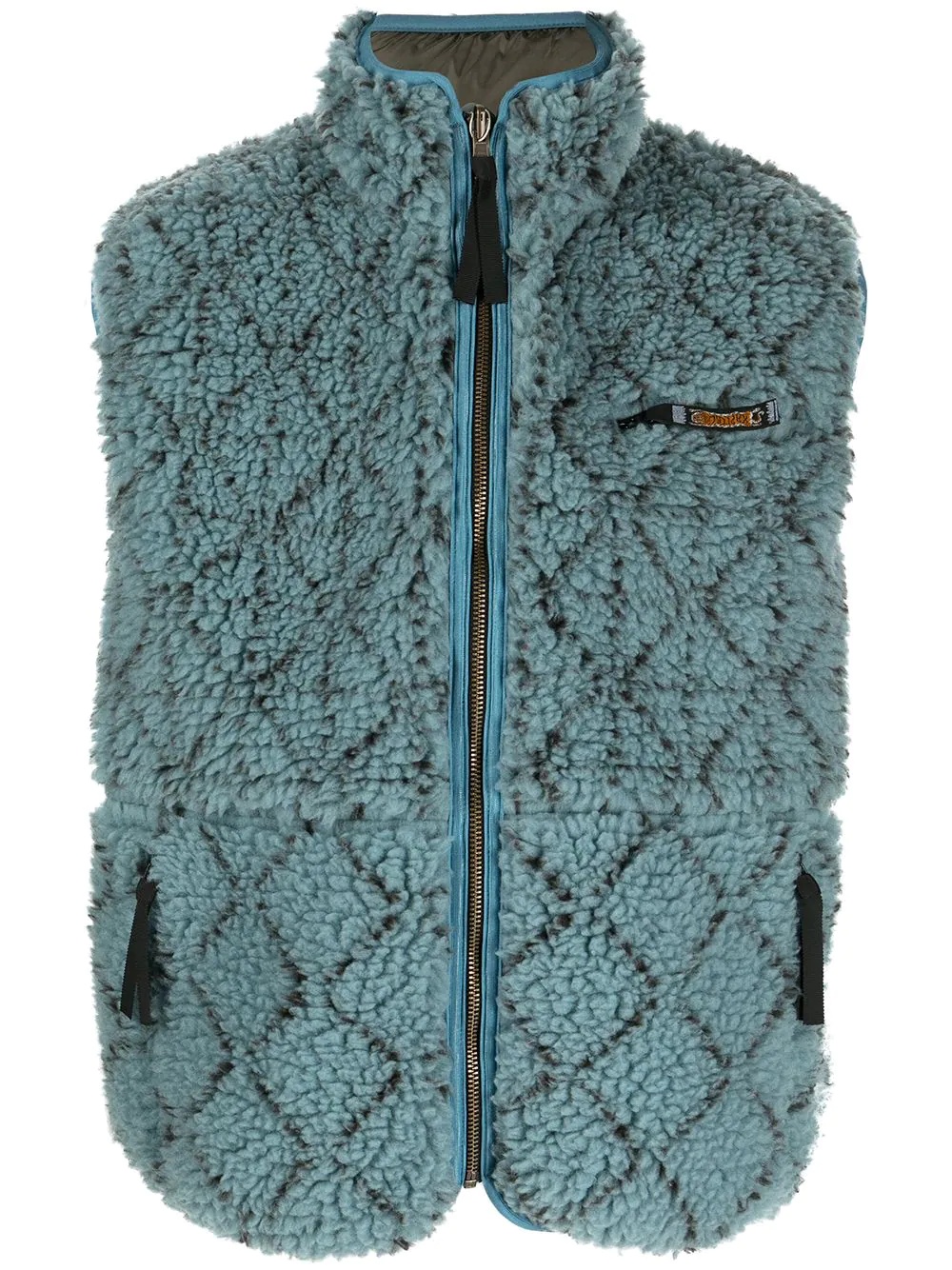 Do-Gi Sashiko fleece reversible vest - 1