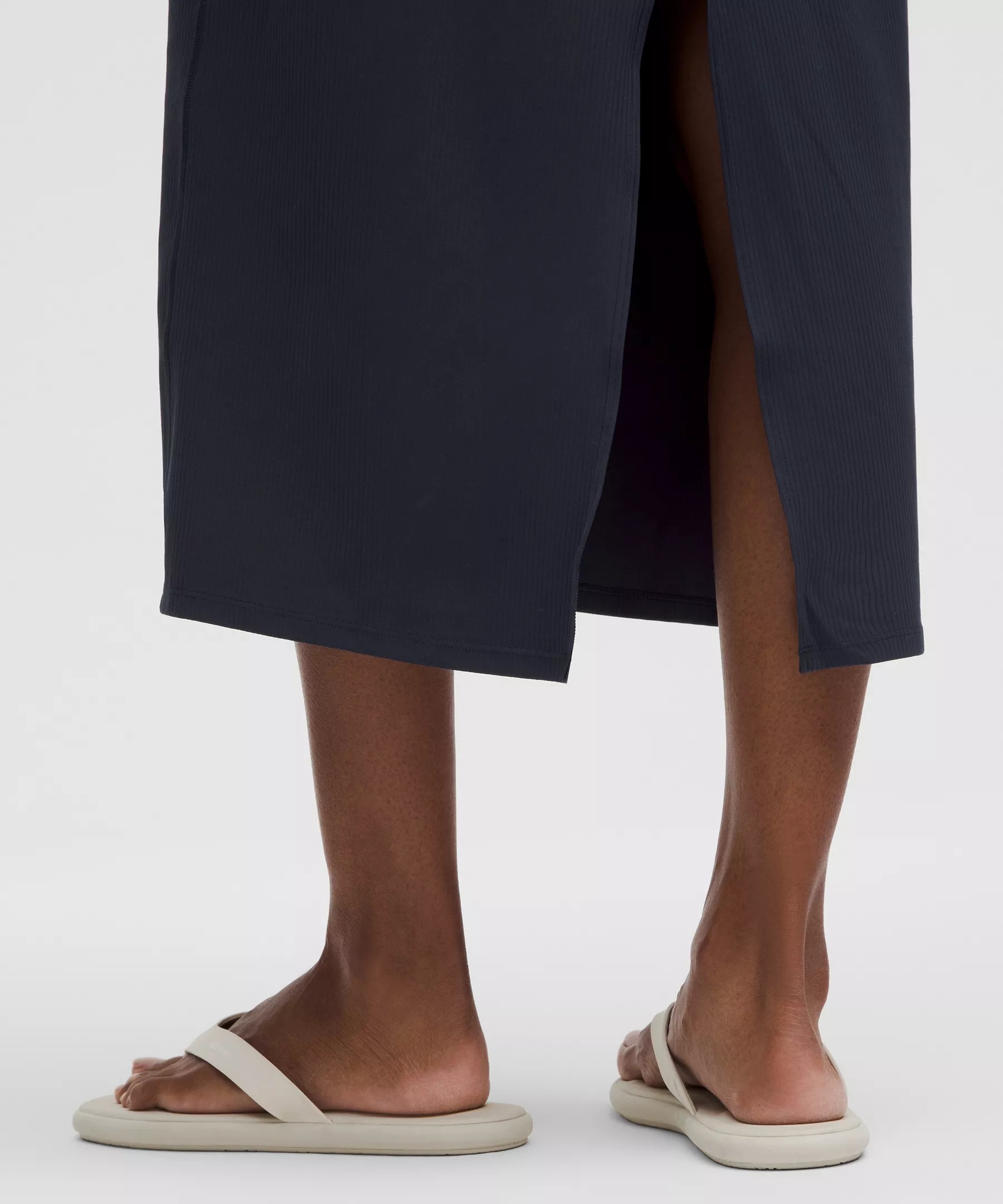 All Aligned Ribbed Midi Dress - 4