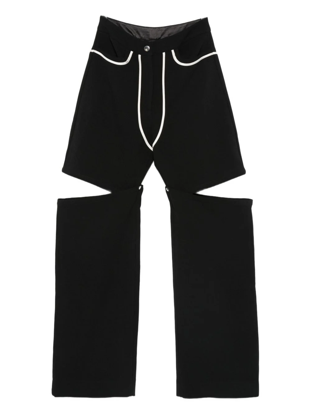 Emelio cut-out trousers - 1