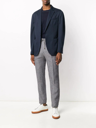 Brunello Cucinelli single-breasted fitted blazer outlook