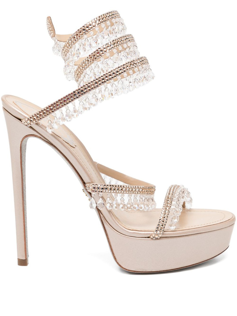 rhinestone heeled sandals 1