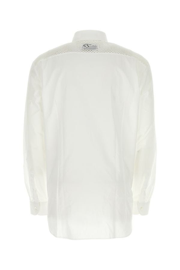 White poplin oversize shirt - 2