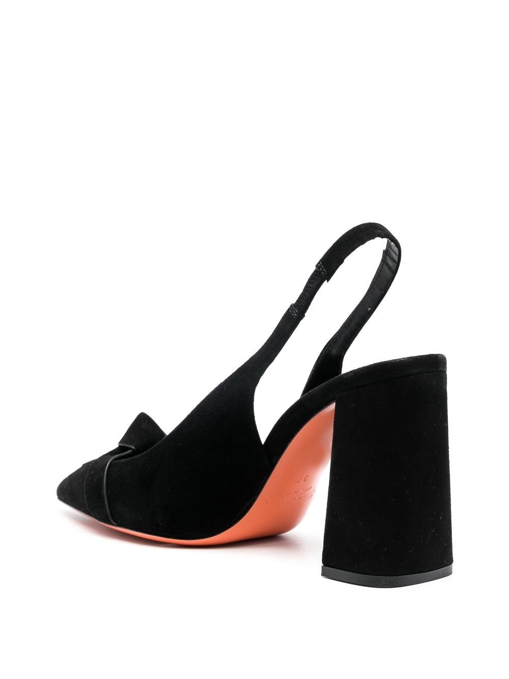 knot-embellished 95mm slingback pumps - 3