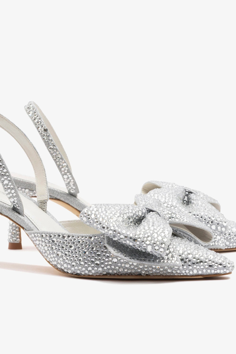 Mini Elle Pump Crystal Silver 4