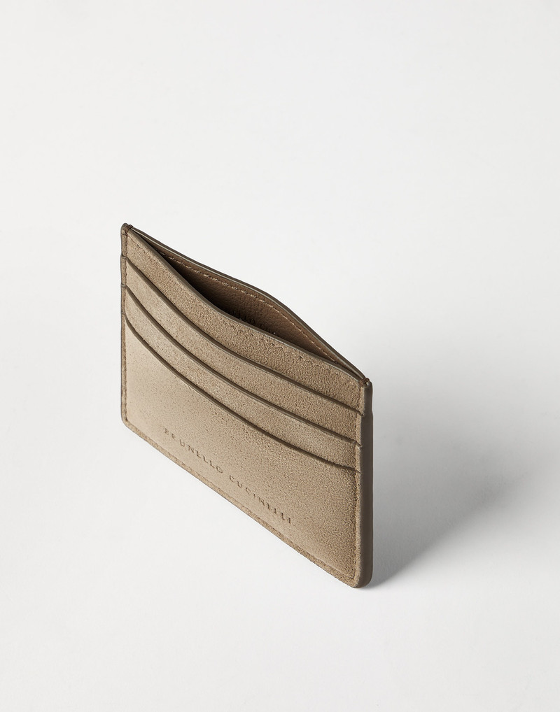 Suede card case 5