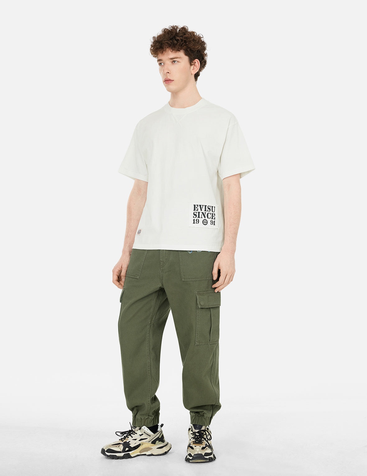 Daicock Embroidery Relax Fit T-shirt - 3