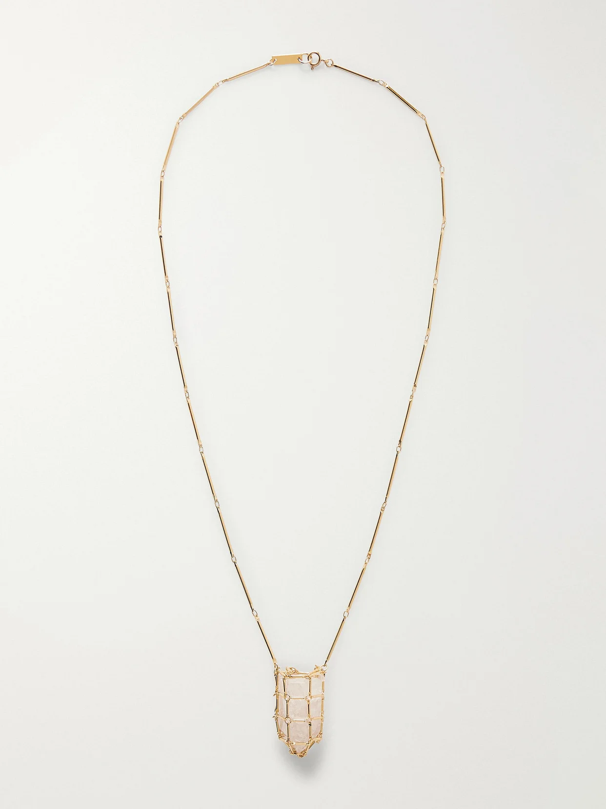 Gold-tone Crystal Earrings - 1