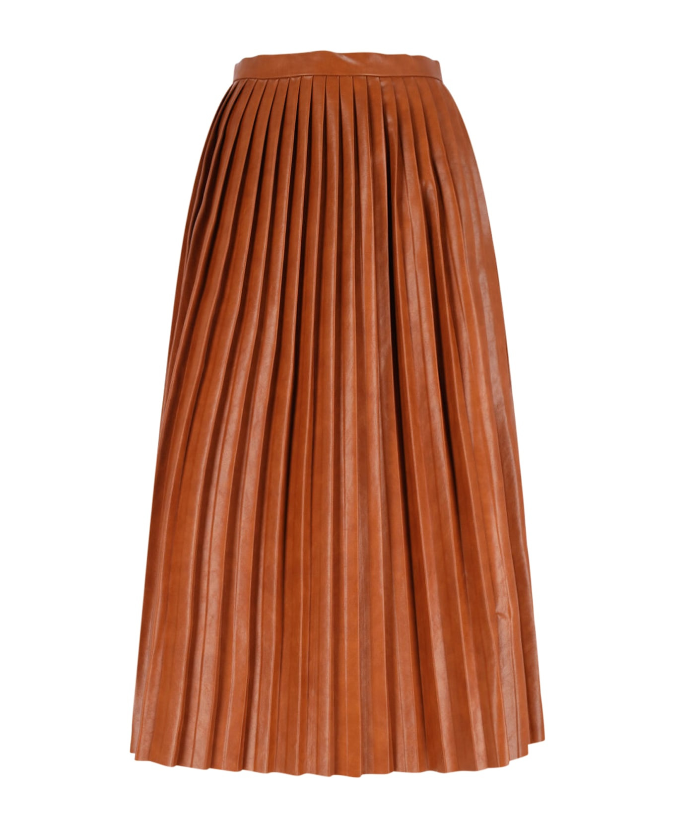 Pleated Midi Skirt - 1