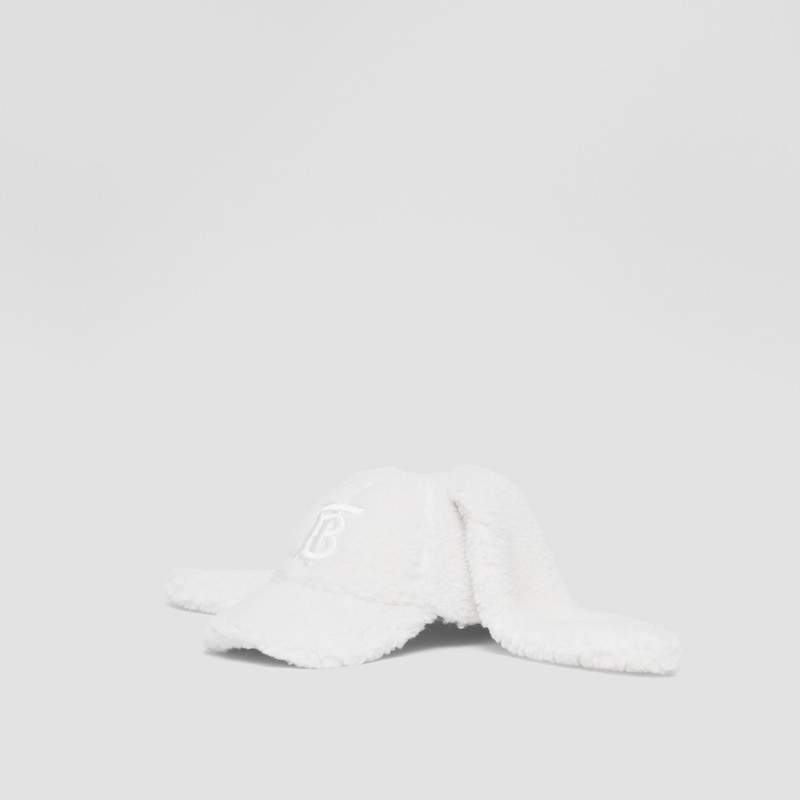 Rabbit Detail Fleece Baseball Cap 4