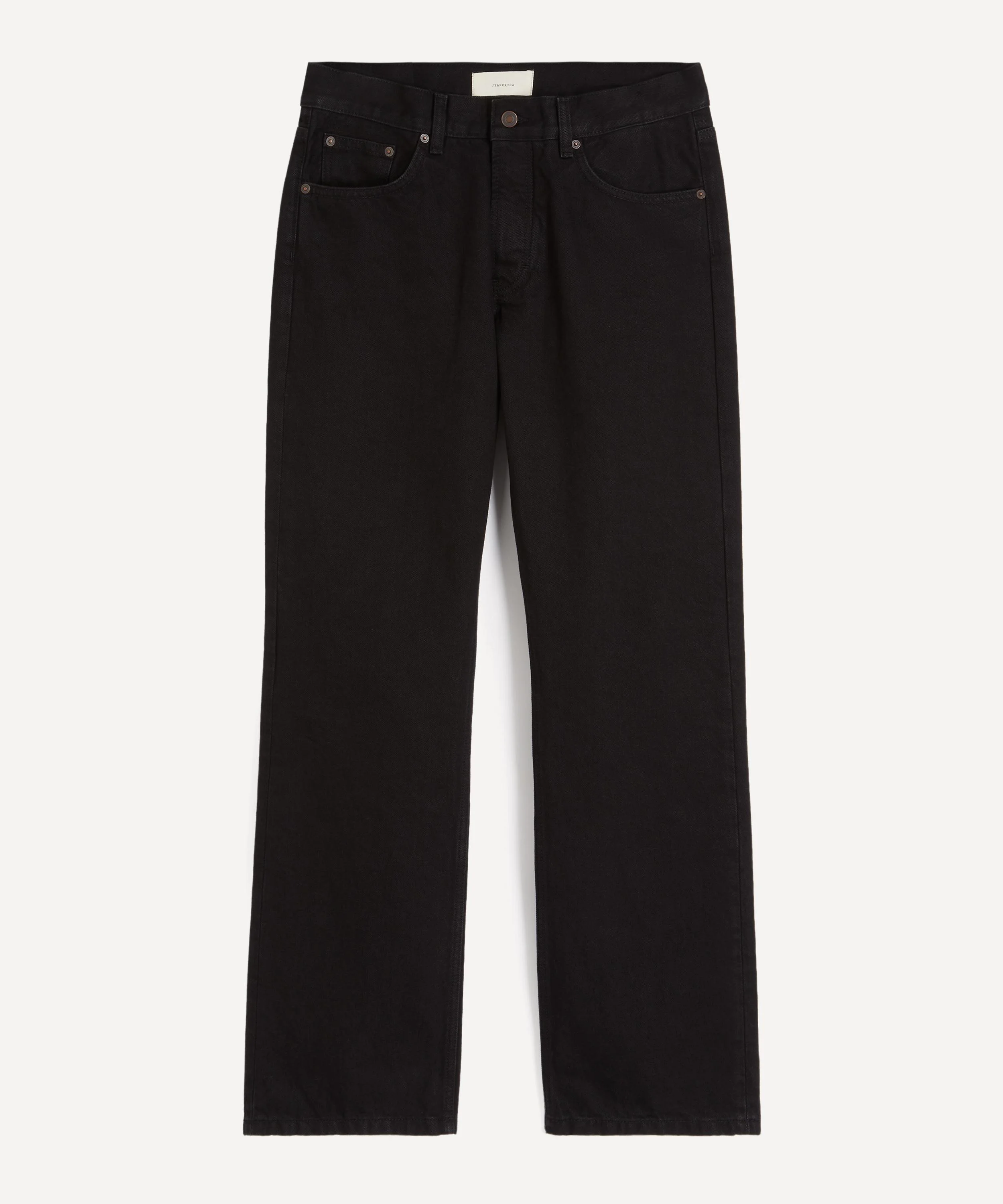 Arrow Straight-Leg Jeans in Black Rinse - 1