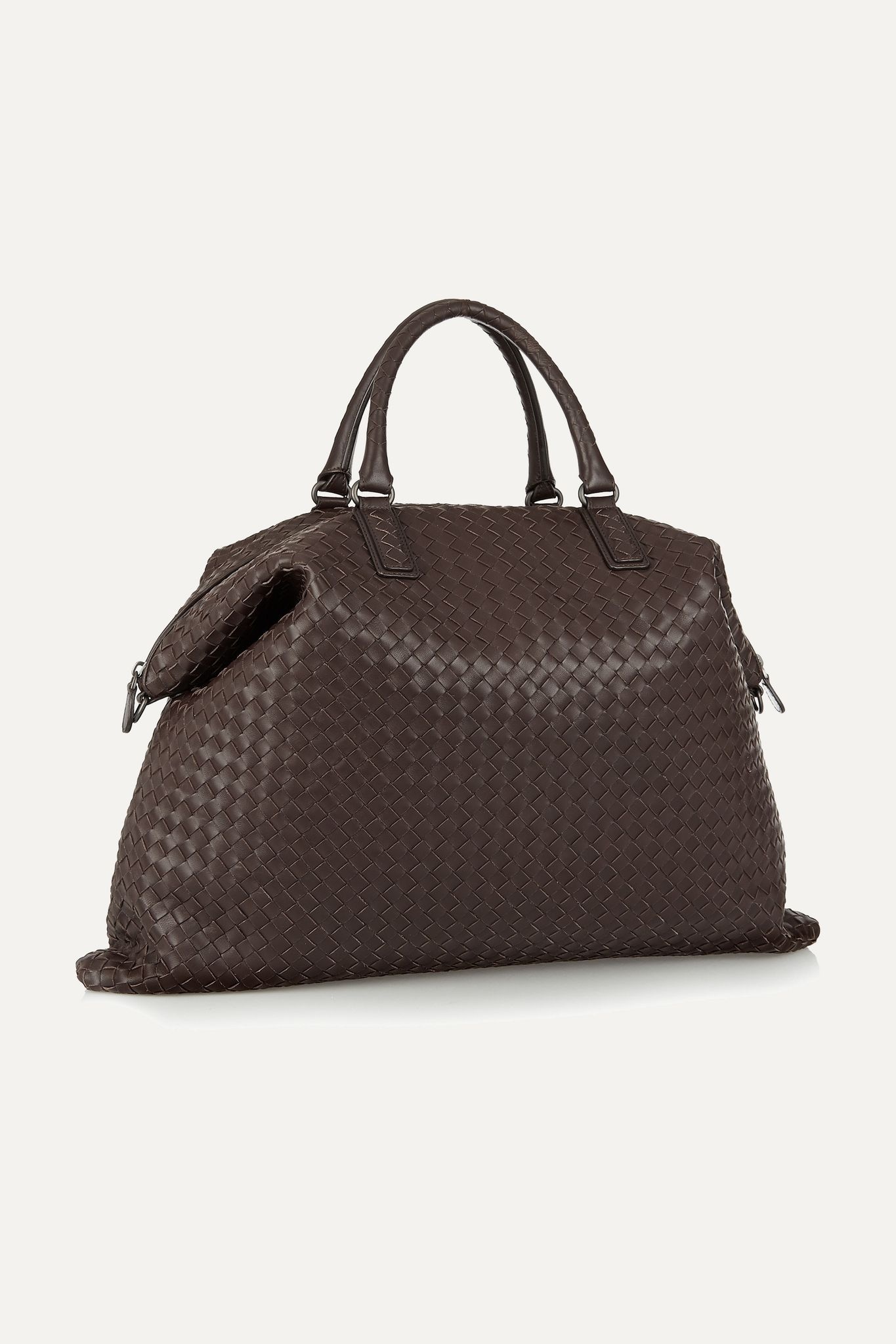 Convertible intrecciato leather tote - 3