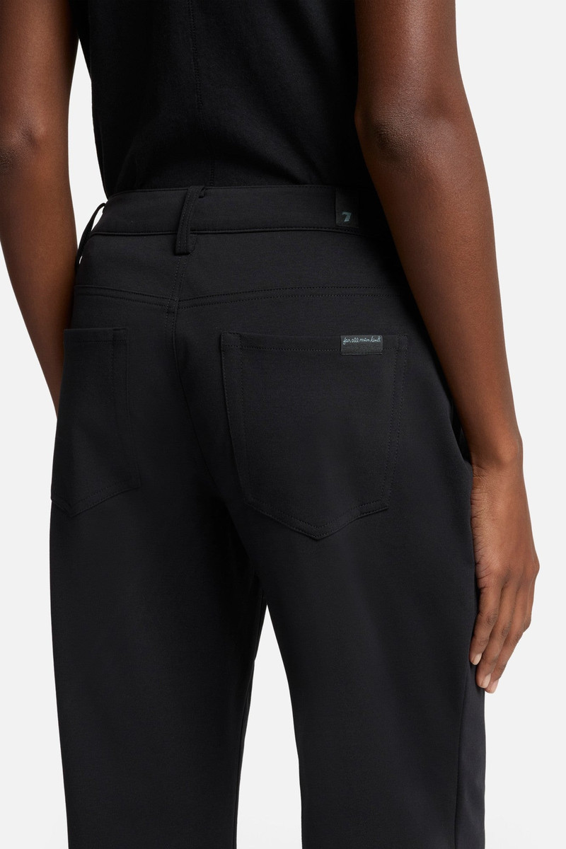 Luxe Performance Knit Calie Straight Ankle in Black 8