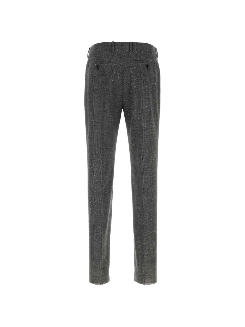 Alexander McQueen embroidered wool cigarette trousers outlook