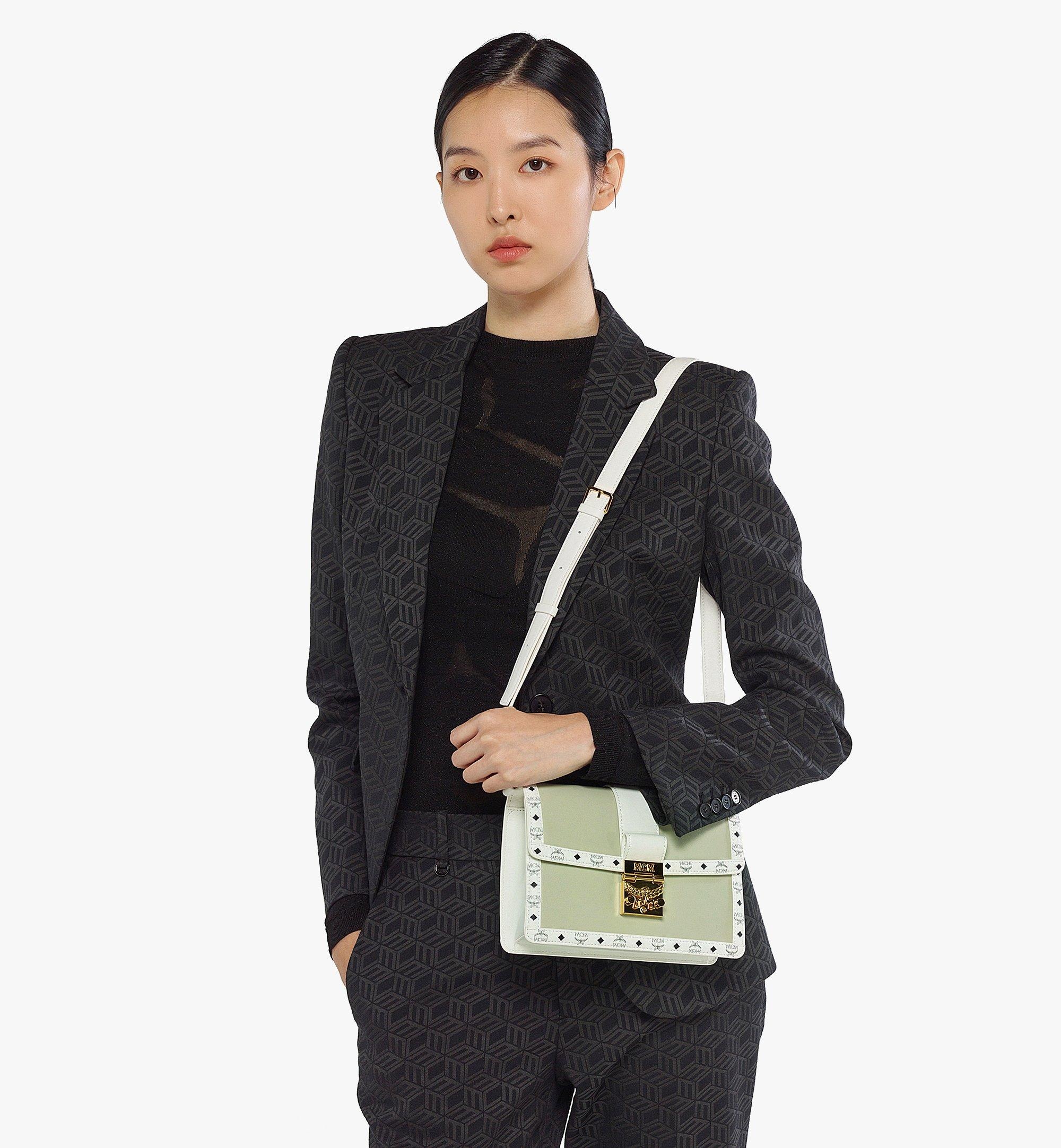 Tracy Shoulder Bag in Leather Visetos Mix - 2