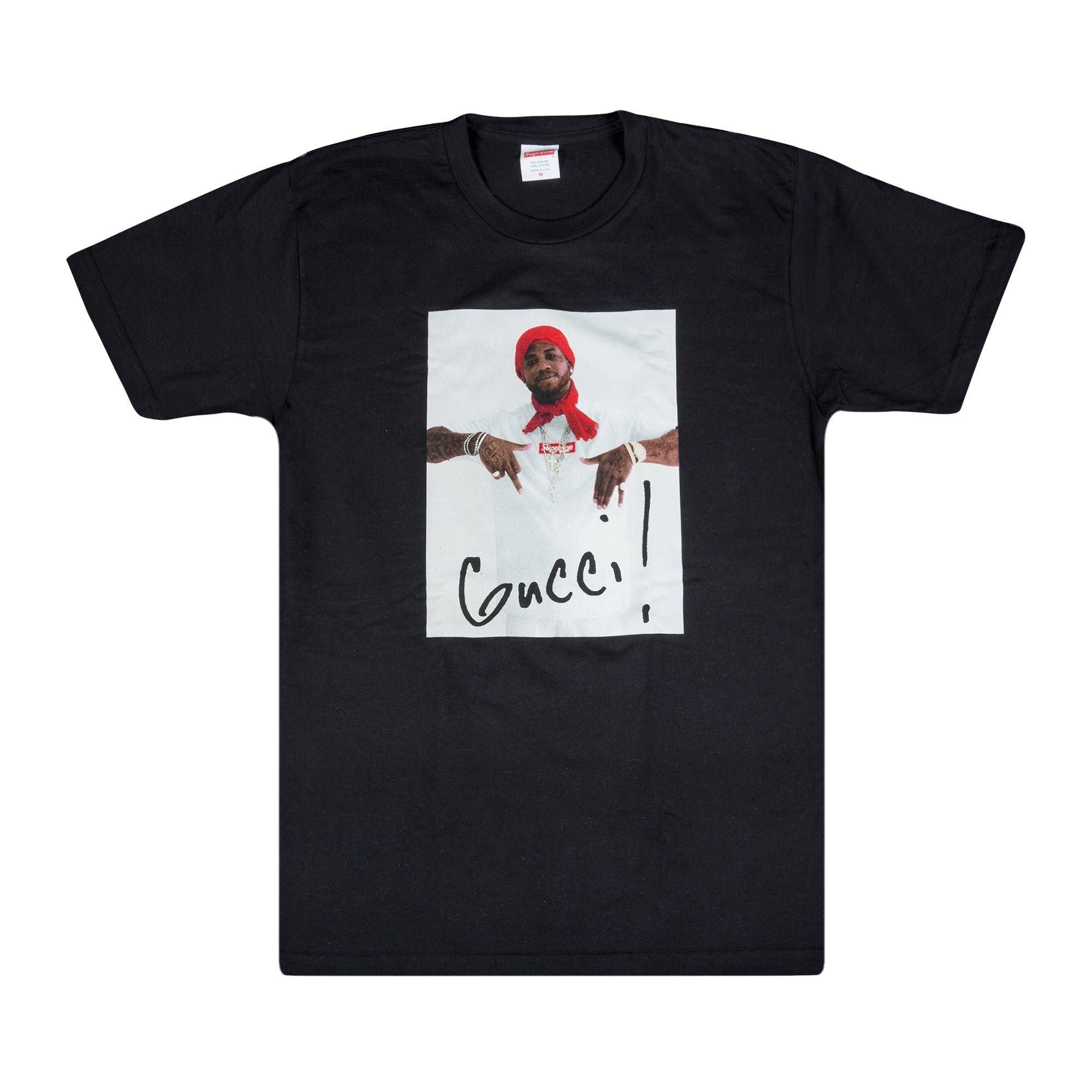 Supreme Gucci Mane T-Shirt 'Black' - 1
