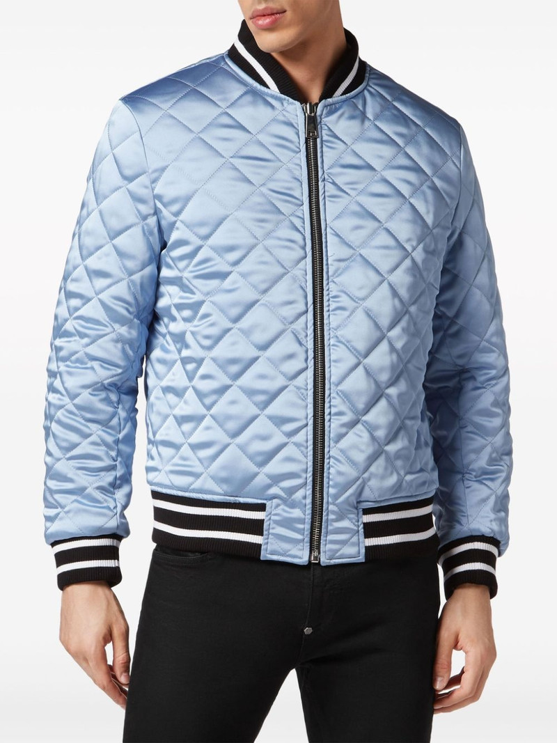 로고 인쇄 공단 손가락 뒤집을 수 있는 bomber 재킷 4