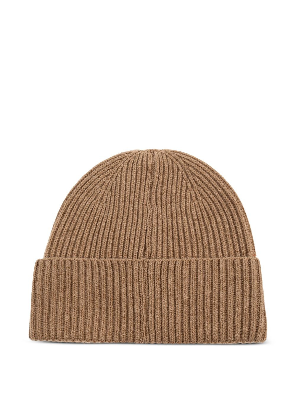 logo-embroidered ribbed beanie - 2
