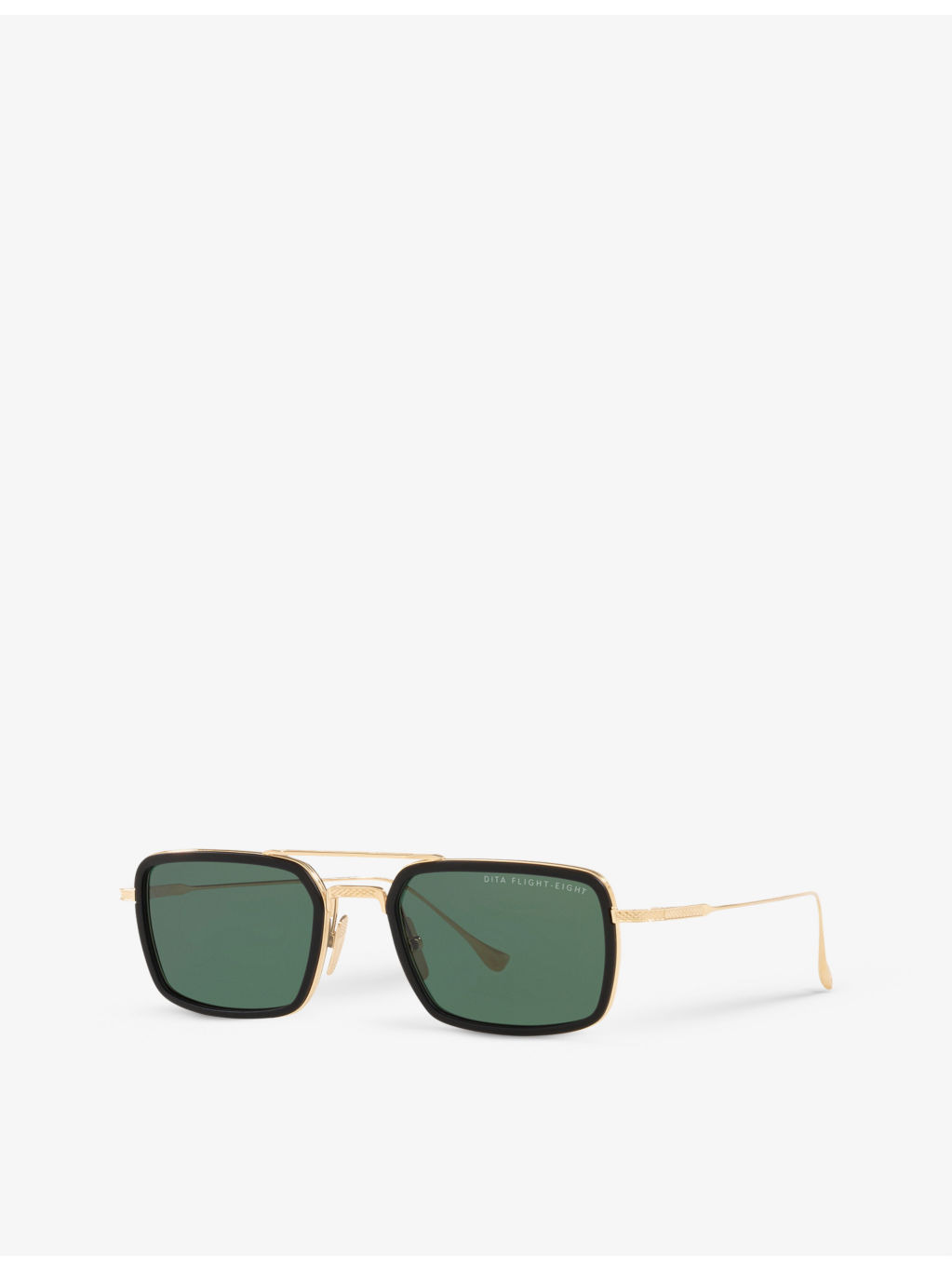 DTS-134-02 Flight.008 titanium and acetate rectangle-frame sunglasses - 2