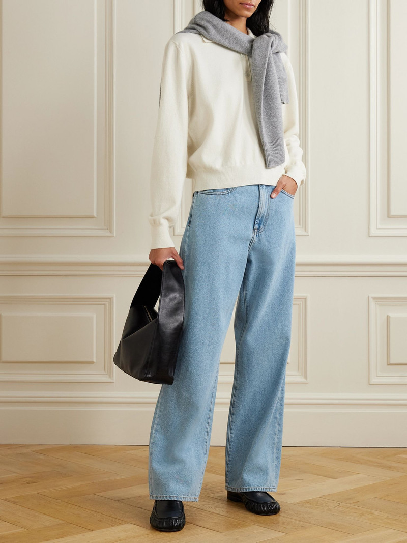 RÓHE Mid-rise wide-leg jeans Mid denim outlook
