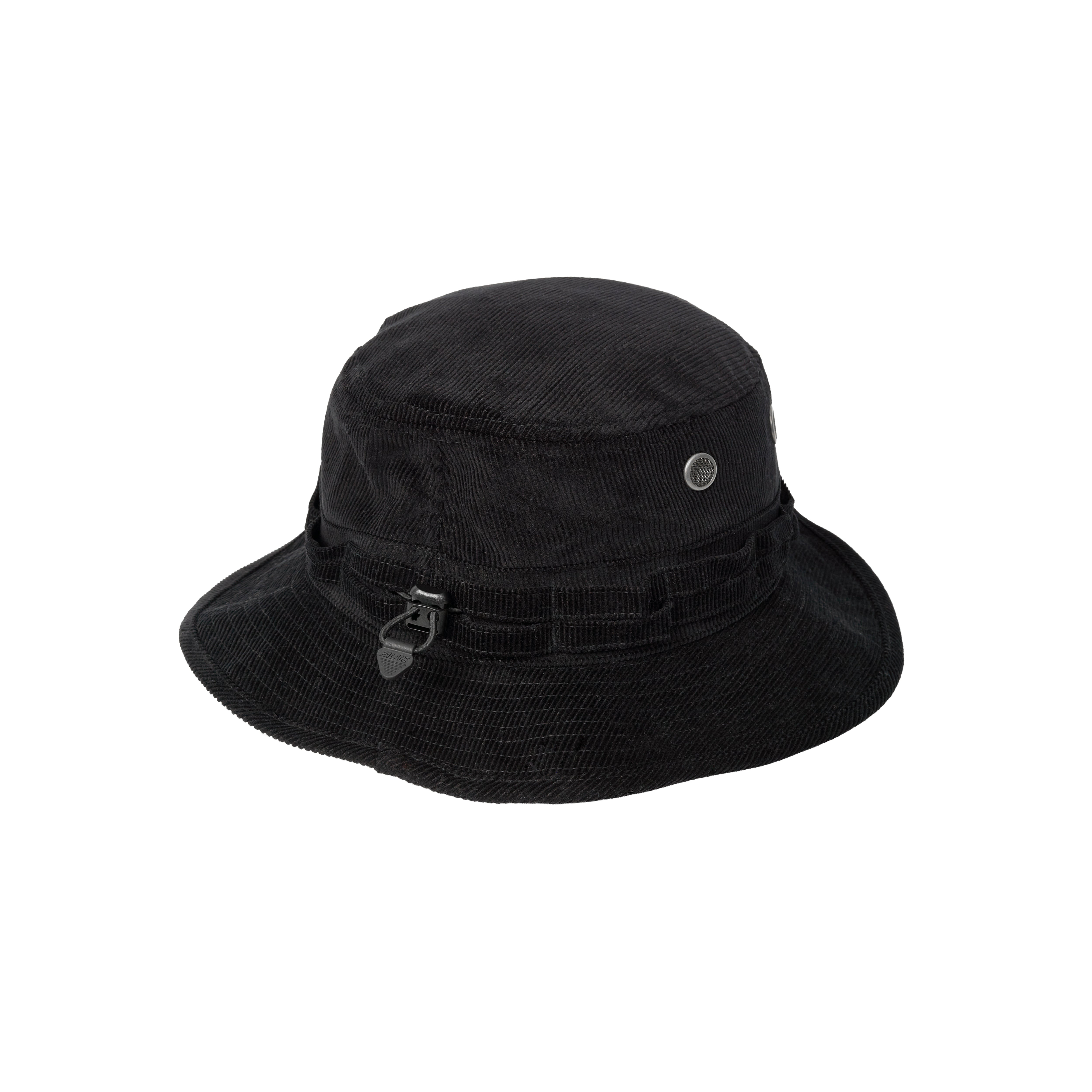 PALACE LONDON CORD BOONIE BLACK - 2