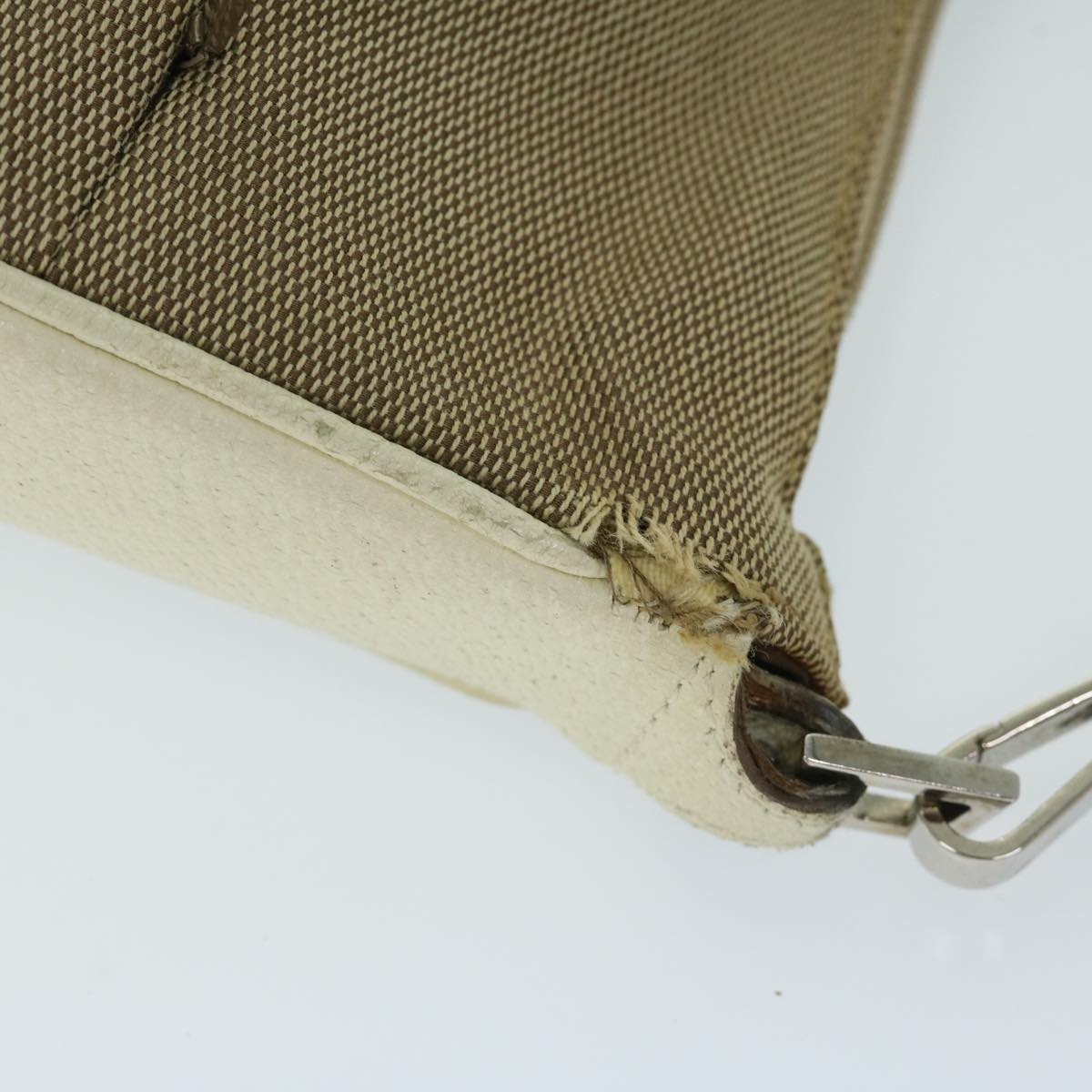 GUCCI Bamboo Hand Bag Canvas Beige 001 001 - 7