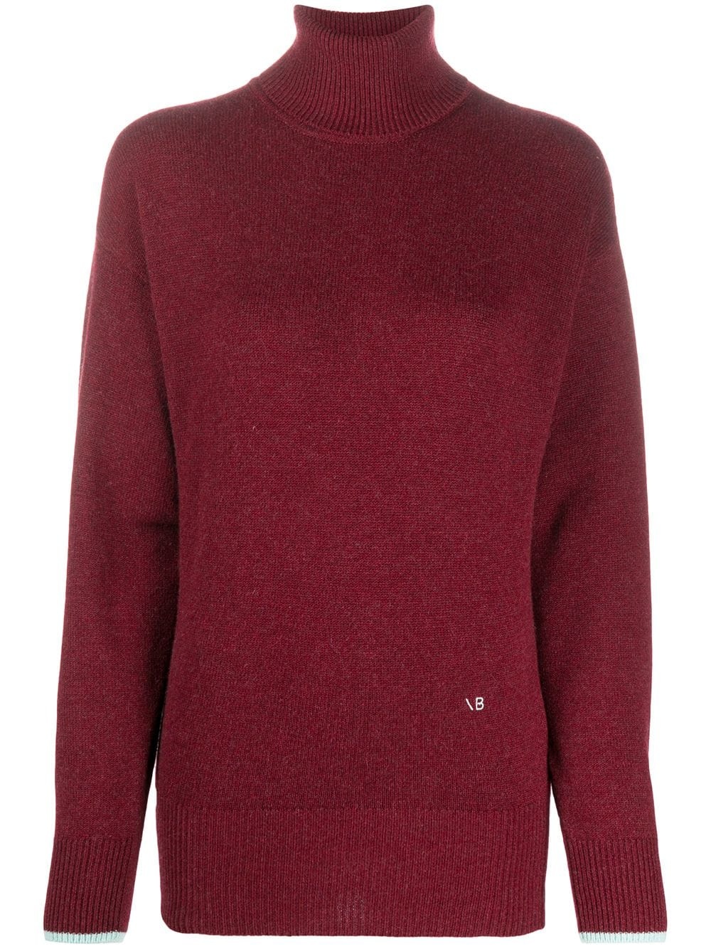 roll-neck cashmere jumper - 1