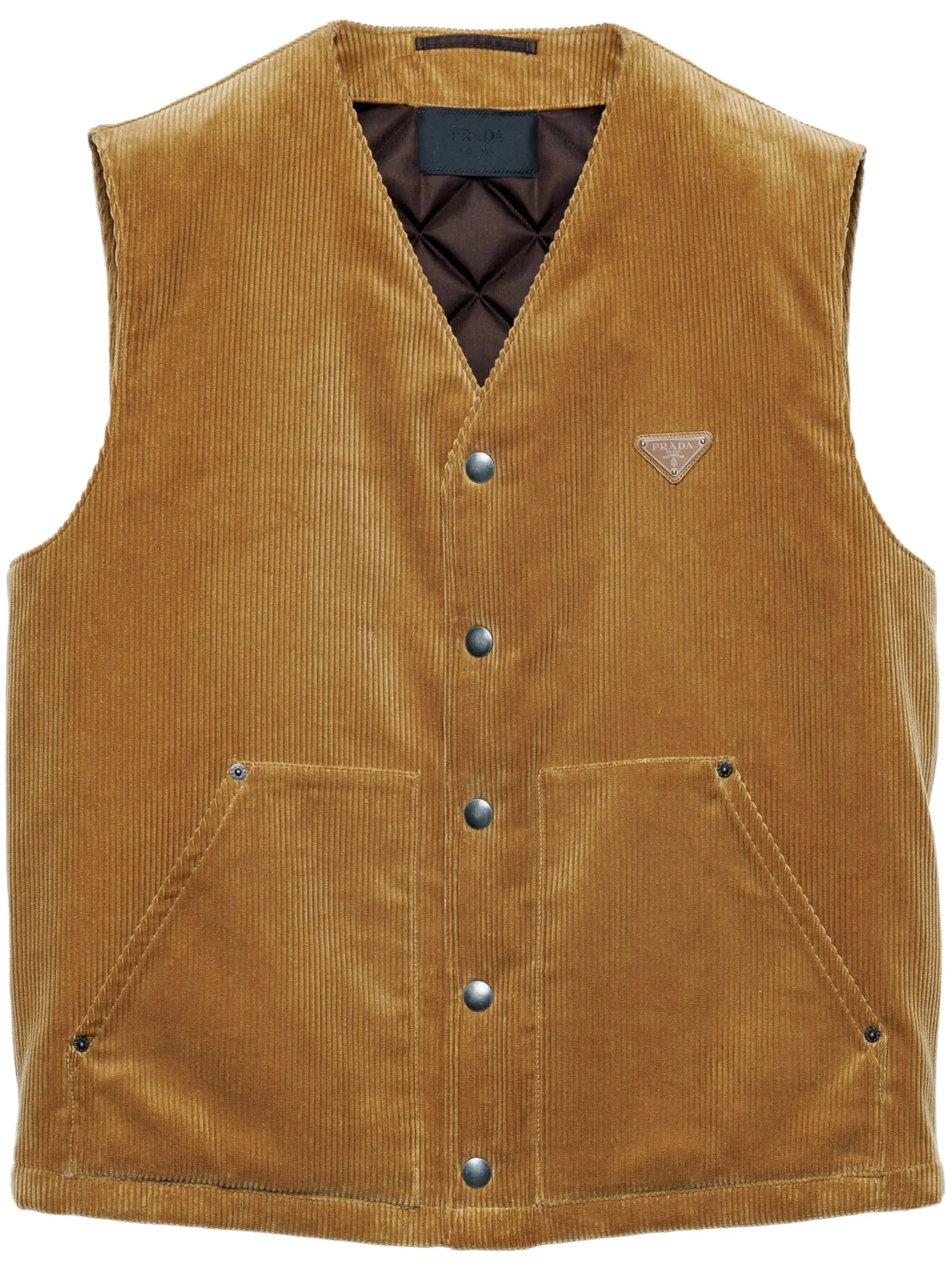 corduroy vest - 1