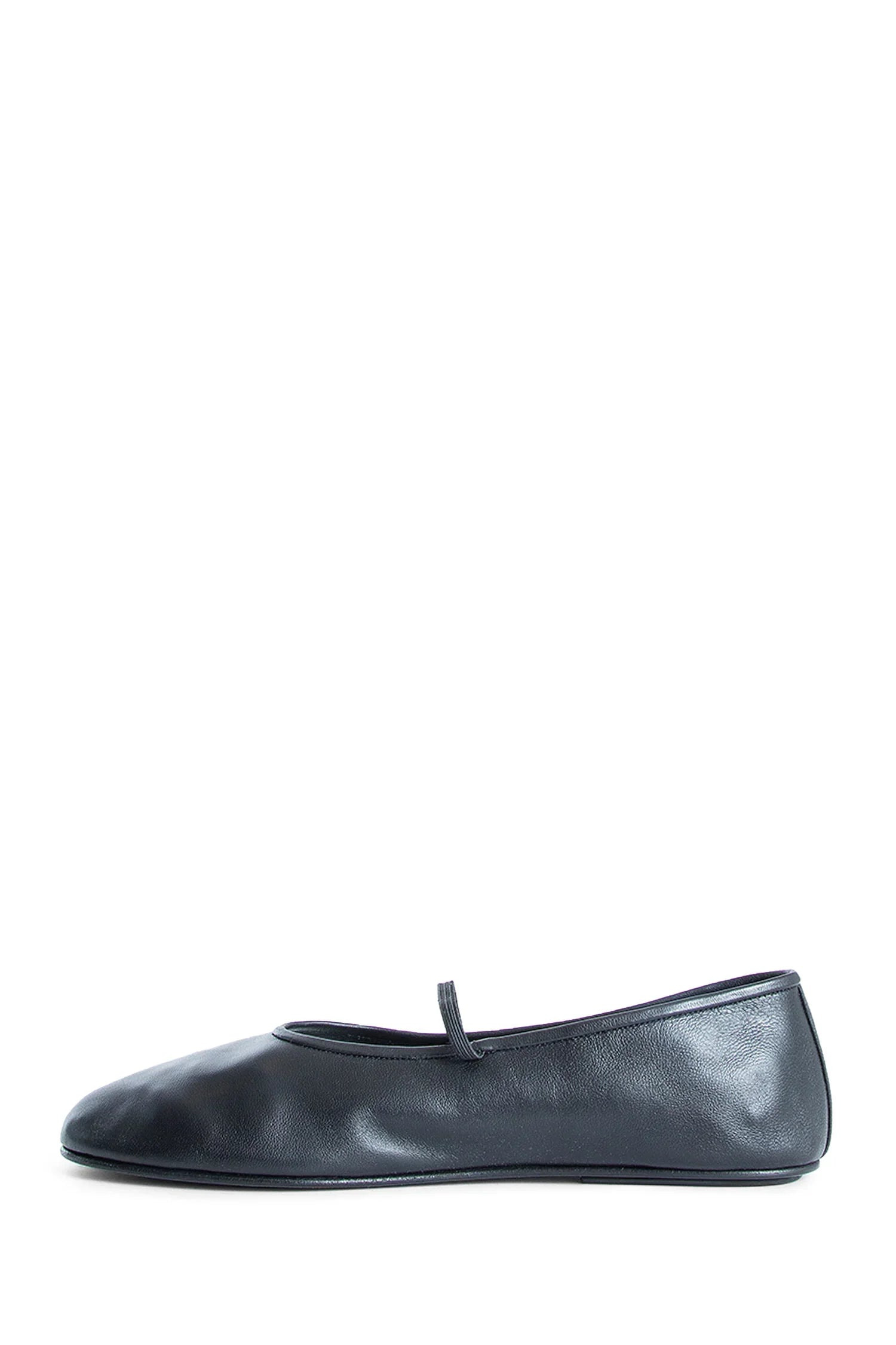 Elastic-Ballet-Slippers-In-Leather - 4