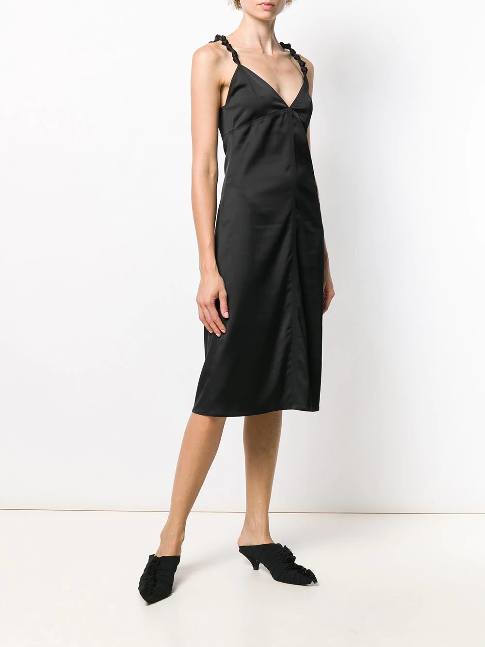 satin slip dress - 3