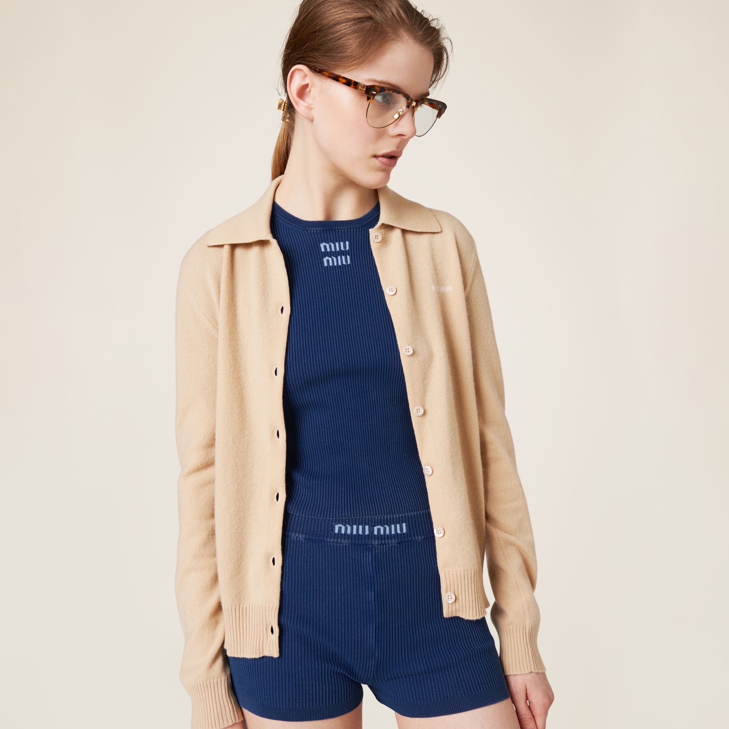 Cotton knit sweater - 2