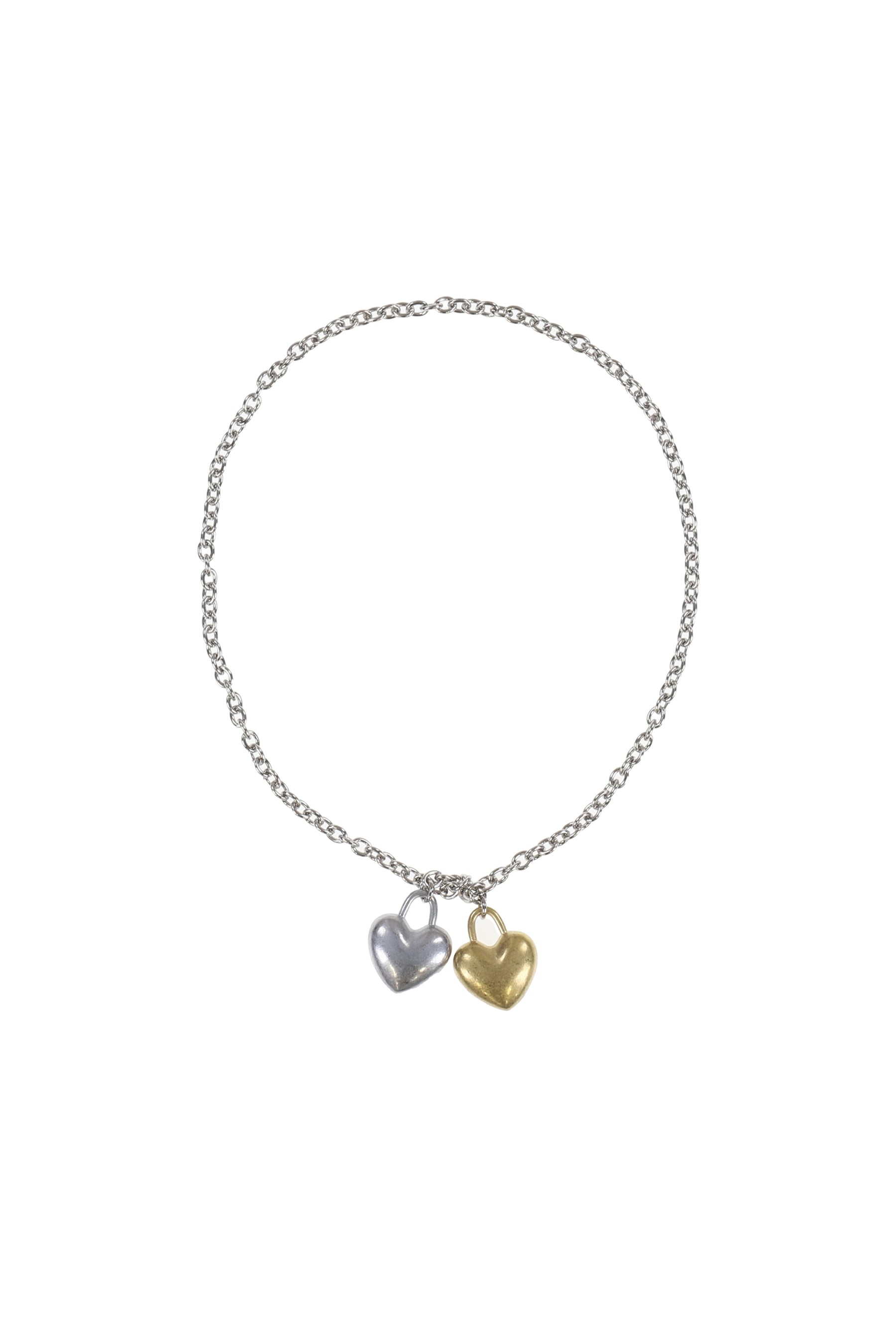 ENTANGLED HEARTS NECKLACE / SIL - 2