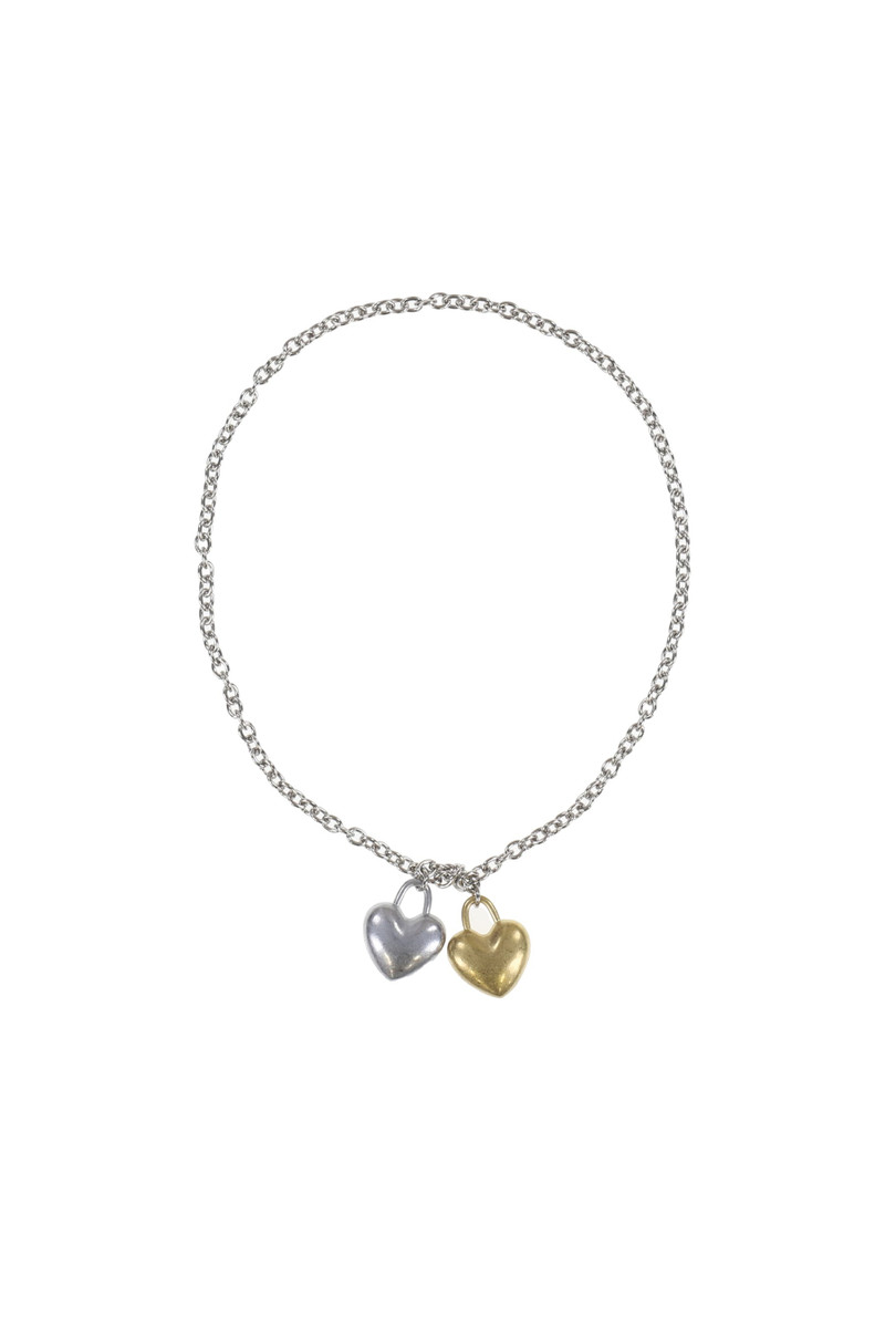 MARLAND BACKUS ENTANGLED HEARTS NECKLACE / SIL outlook